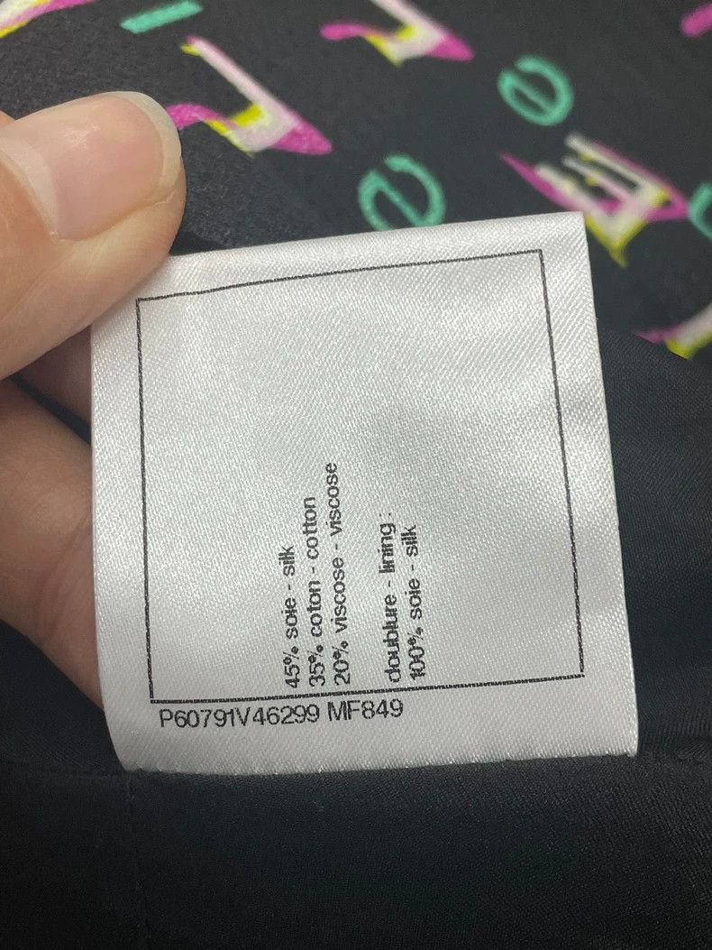 Chanel chanel Colourful letter logo printed high-waisted shorts Size 24" / US 00 / IT 34 - 7 Thumbnail