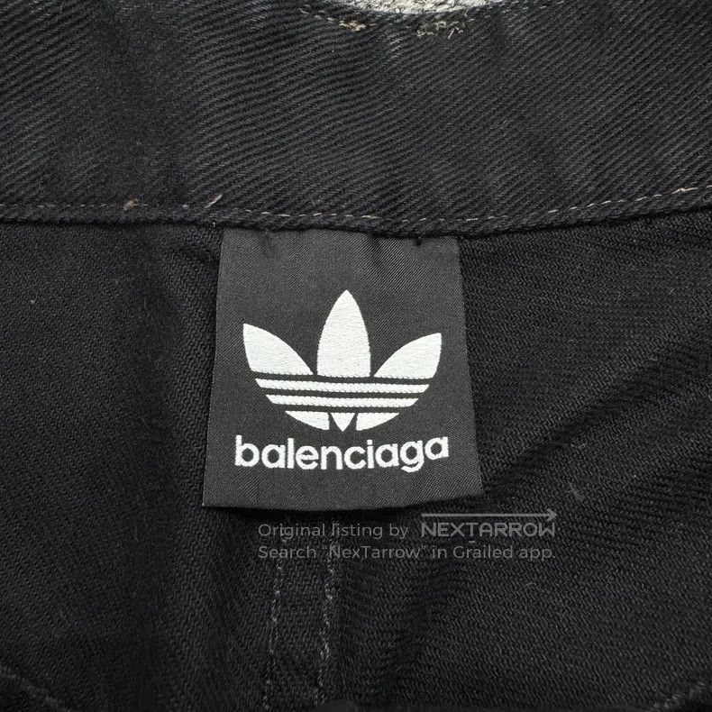 Balenciaga Balenciaga size XS Striped Distressed Denim Pants Size US 27 - 2 Thumbnail