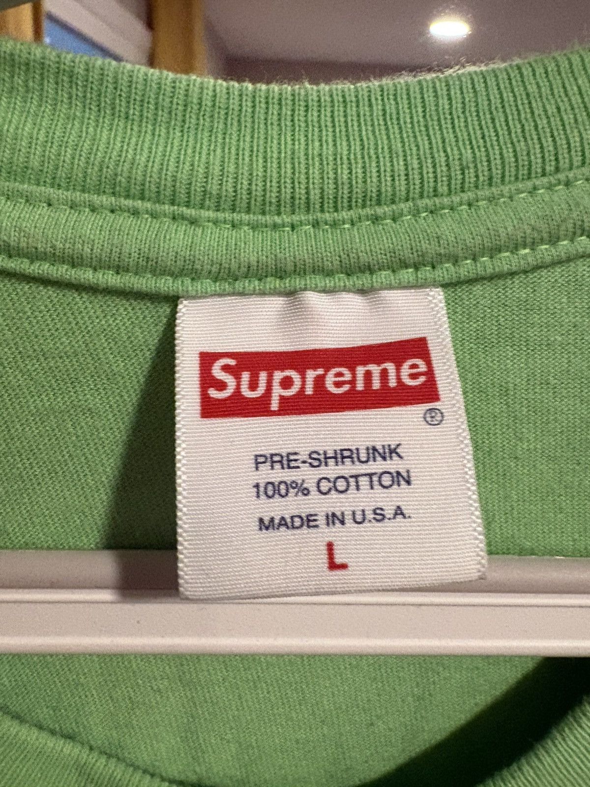 Supreme Supreme Gas Tee Lime Size US L / EU 52-54 / 3 - 2 Thumbnail