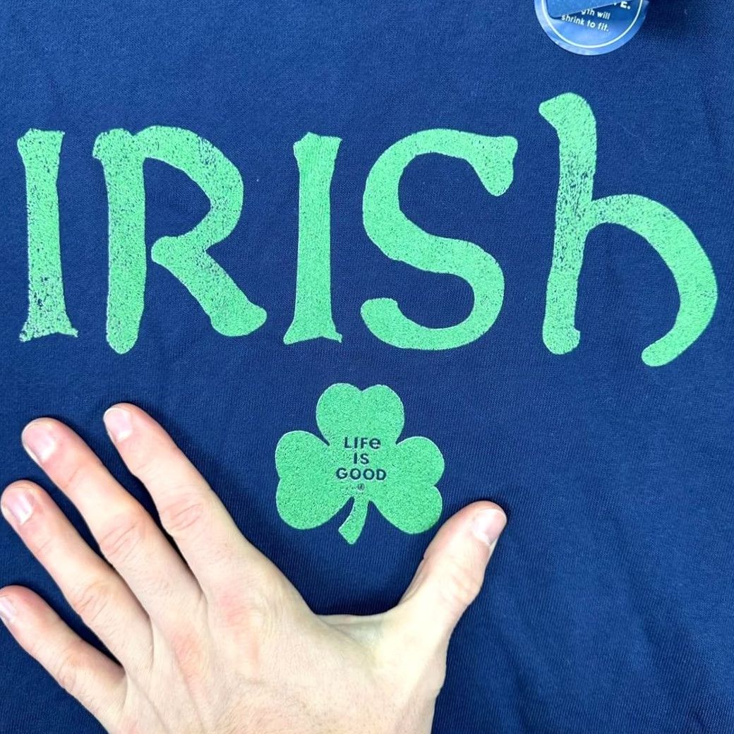 Life is Good VINTAGE Life Is Good Sweatshirt Mens Small Blue Clover Irish Ireland Crew Sweatshirt NEW Size US S / EU 44-46 / 1 - 7 Thumbnail