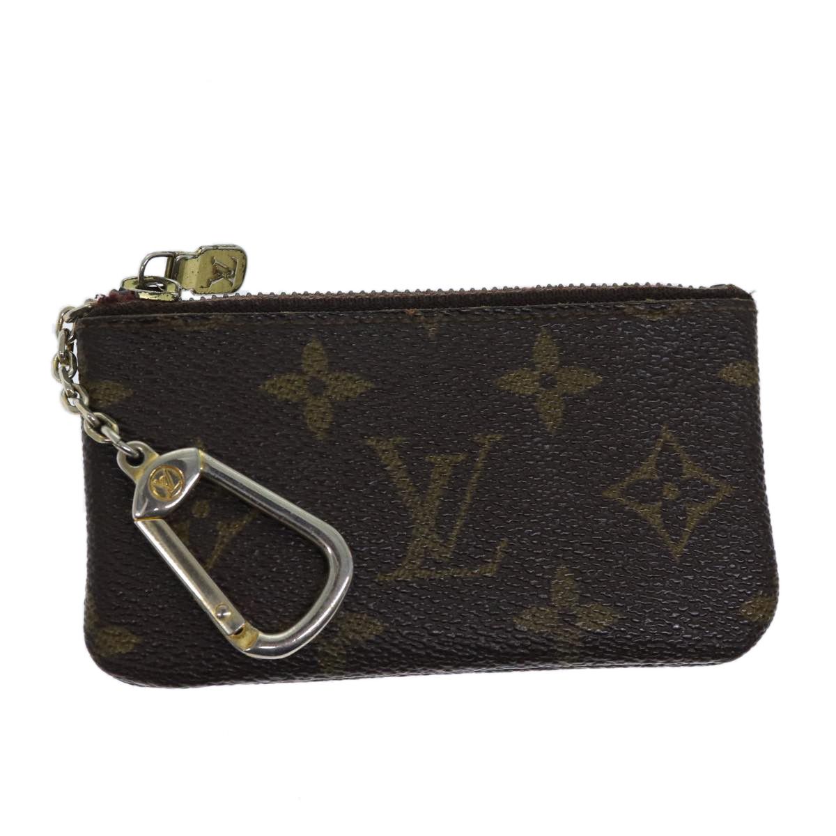 Louis Vuitton Pochette Clés Brown Canvas Wallet (Pre-Owned) Size ONE SIZE - 1 Thumbnail
