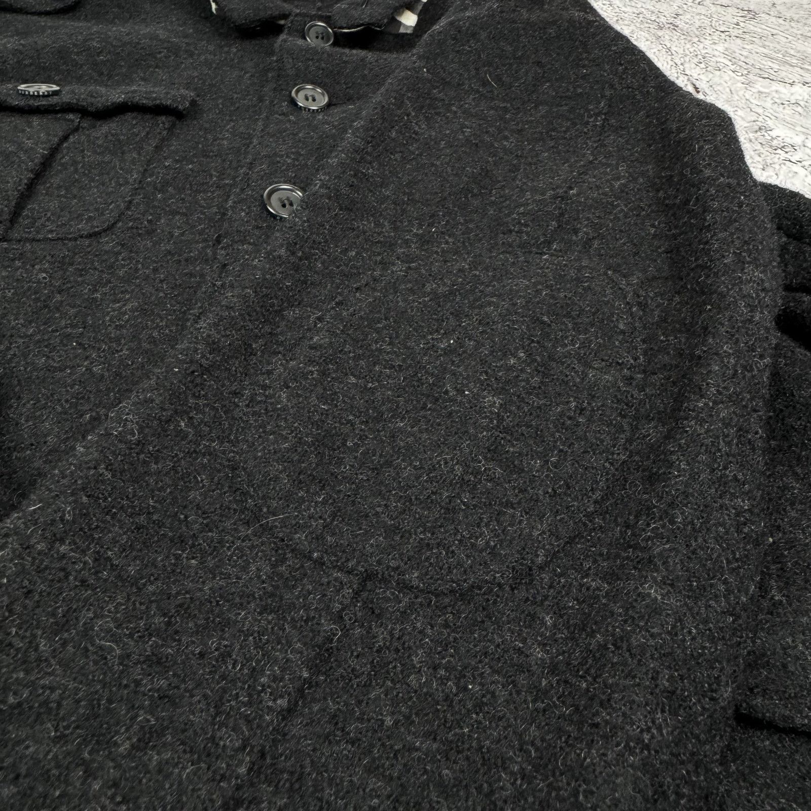 Burberry Burberry London Women's Black Front Button Utility Jacket 6 Size M / US 6-8 / IT 42-44 - 6 Thumbnail