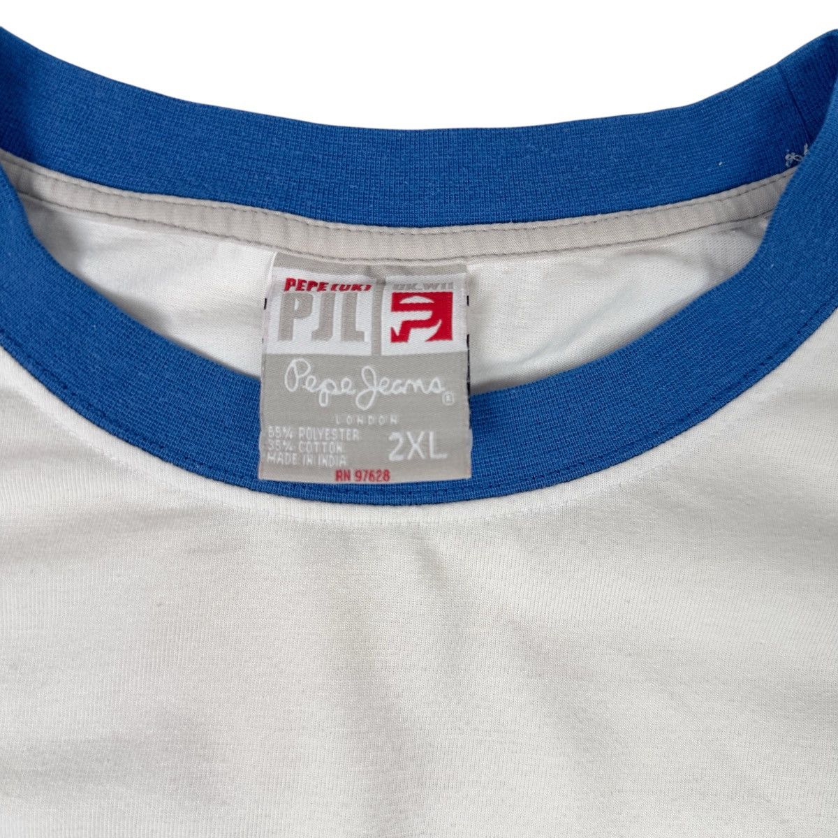 Pepe Jeans Pepe Jeans London T-Shirt White Retro Soccer Y2K Size US XXL / EU 58 / 5 - 6 Thumbnail