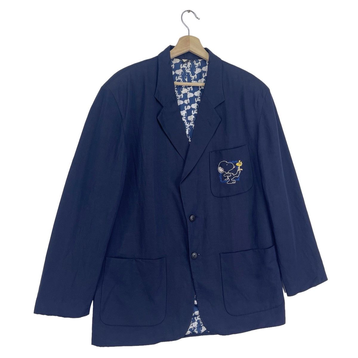 Iceberg × Peanuts × Vintage 99’s Iceberg X Peanuts Over Print Blazer Jacket Size US M / EU 48-50 / 2 - 6 Thumbnail