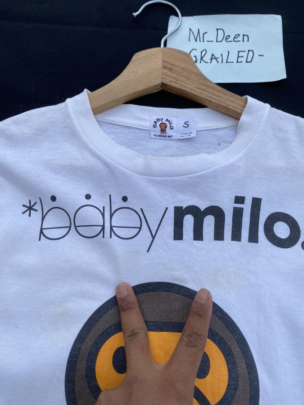 Bape Rare Vintage Baby Milo by BAPE Longsleeve Tshirt Size US S / EU 44-46 / 1 - 21 Thumbnail