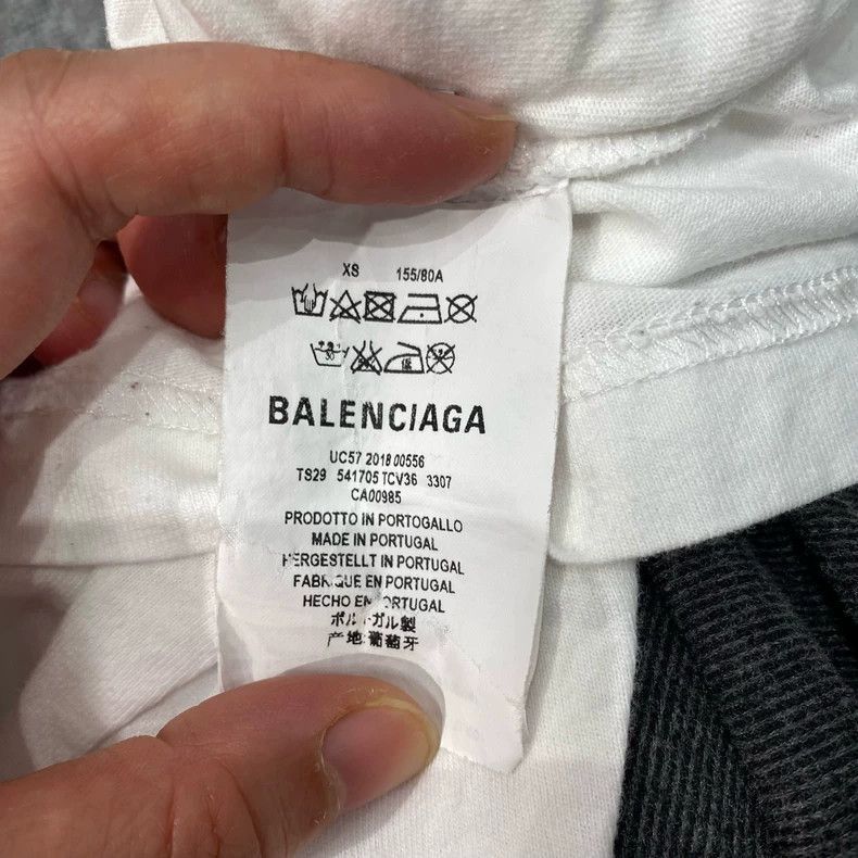 Balenciaga Balenciaga White Short Sleeve TShirt-2506 Size US XS / EU 42 / 0 - 5 Thumbnail