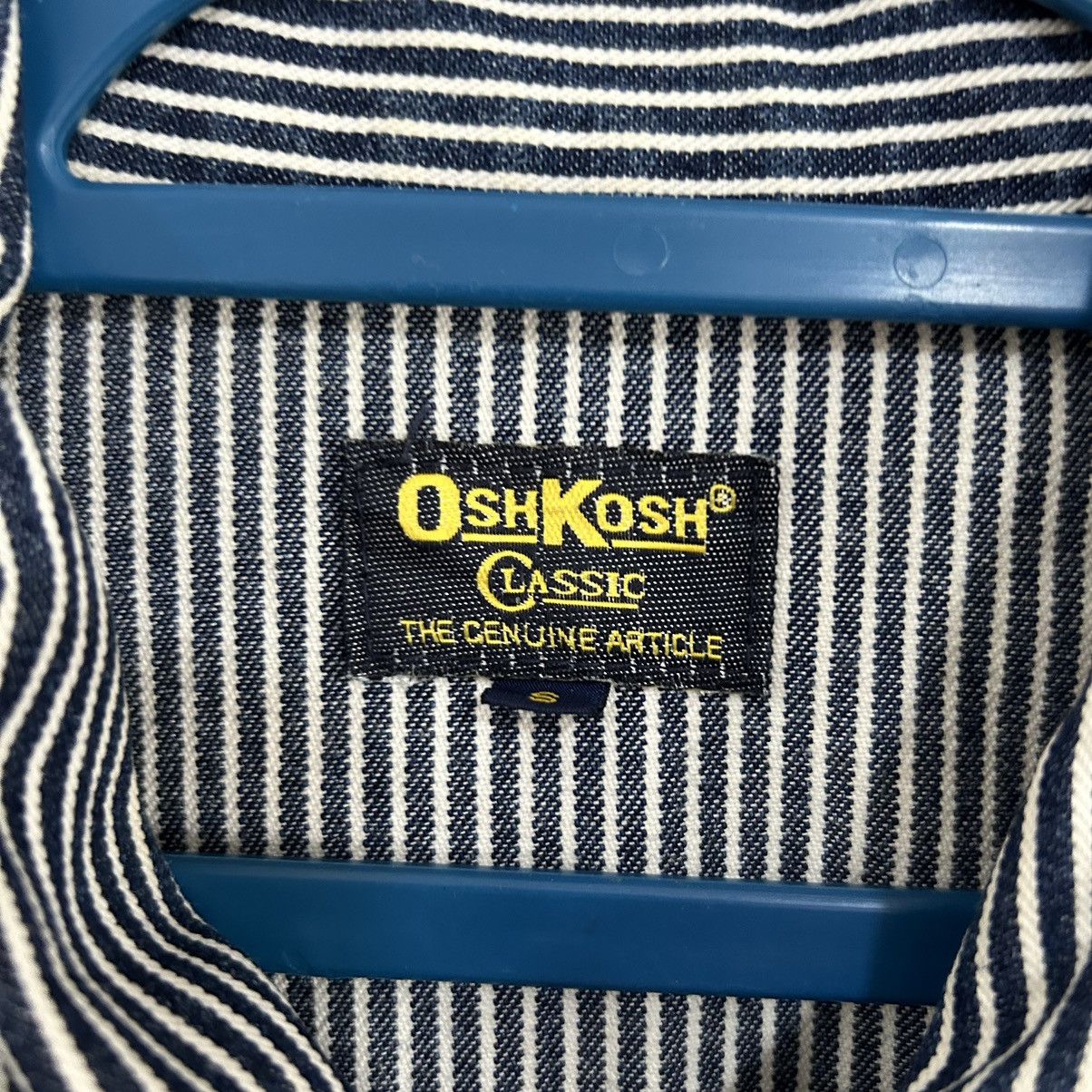 Vintage Vintage Oshkosh Hickory Stripe Distressed Workwear Jumpsuit Size US 34 / EU 50 - 7 Thumbnail