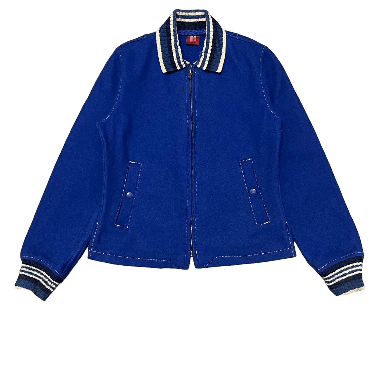 Hysteric Glamour Vintage 90s Hysteric Glamour H.C.G.R Rock Wool Zipper Jacket Size US S / EU 44-46 / 1 - 1 Thumbnail
