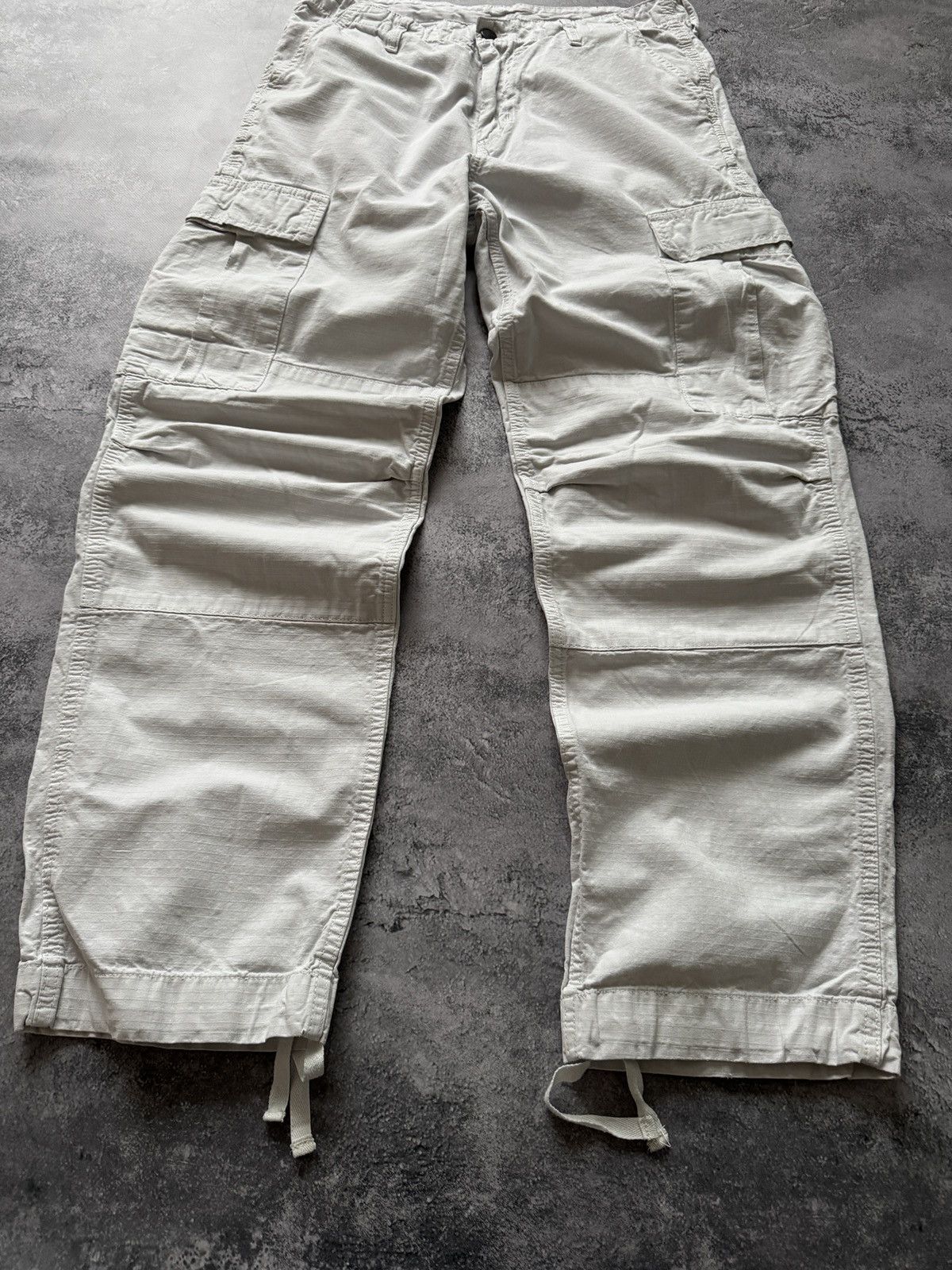 Carhartt Vintage Carhartt Baggy Withe Cargo Pants Size US 32 / EU 48 - 4 Thumbnail