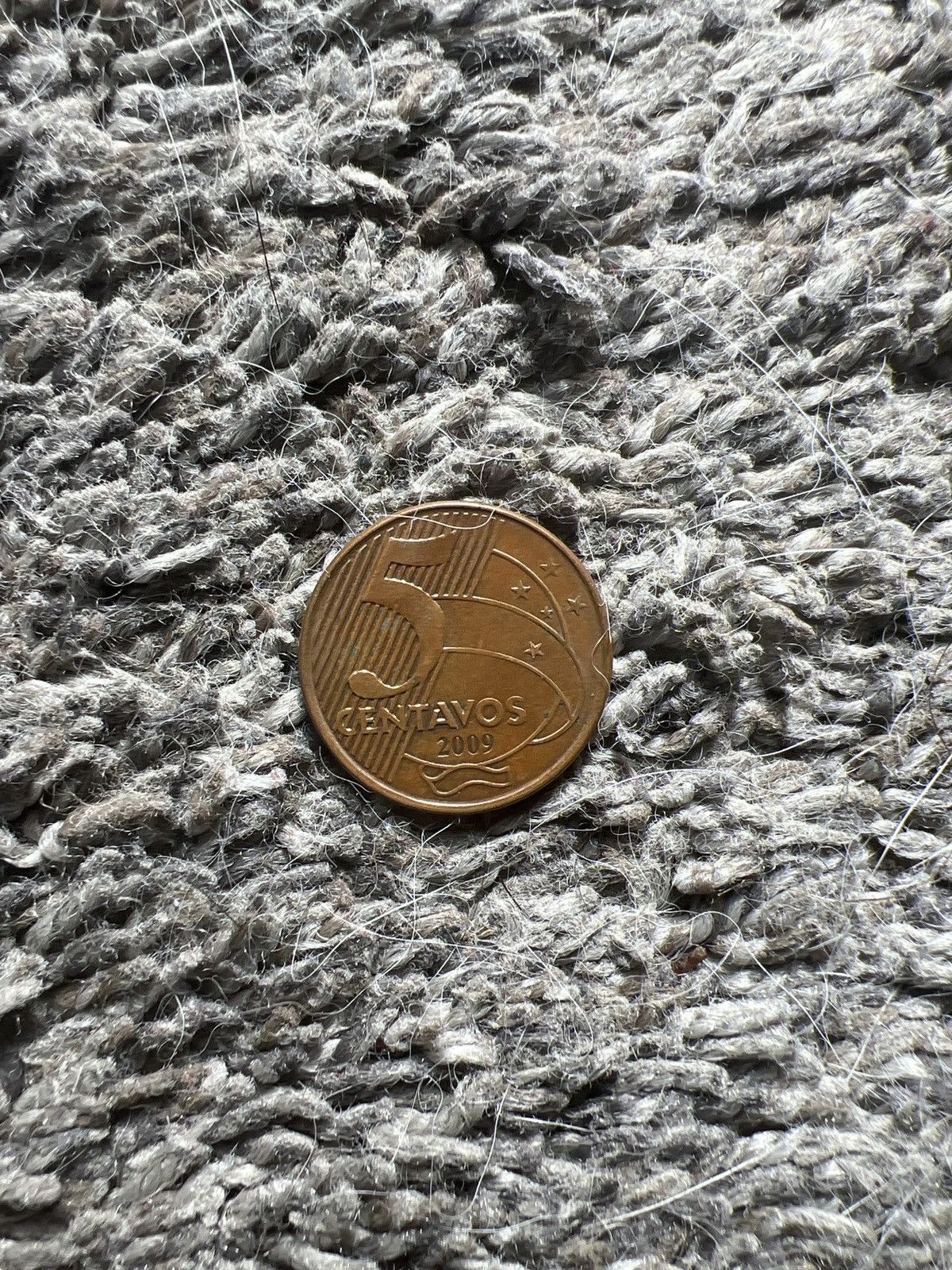 Hypebeast 2009 Brasil 5 Centavos Coin Size ONE SIZE - 1 Thumbnail