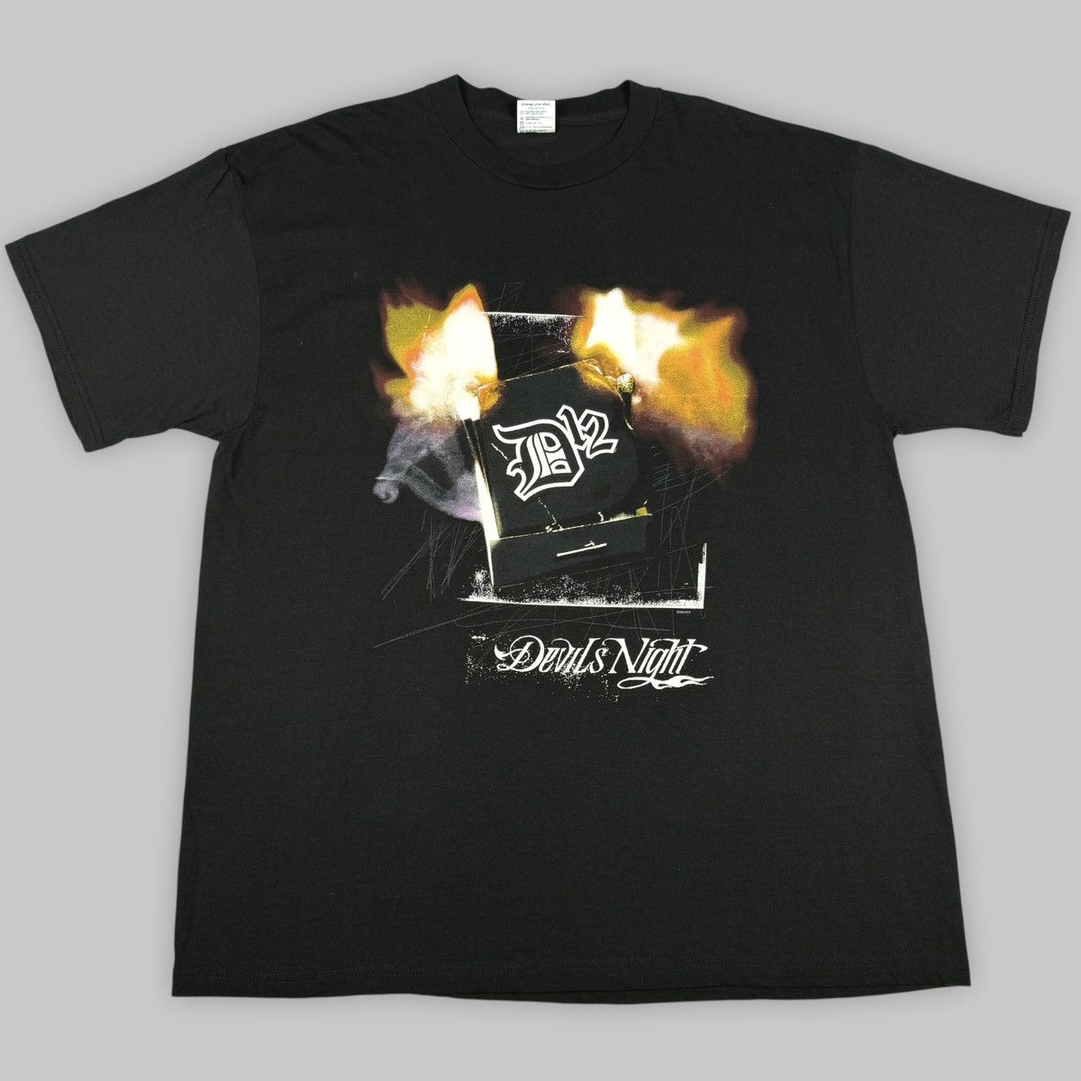 Rap Tees Vintage 2001 D12 ‘Devil’s Night’ Eminem Promo Rap T Shirt Size US XL / EU 56 / 4 - 2 Thumbnail