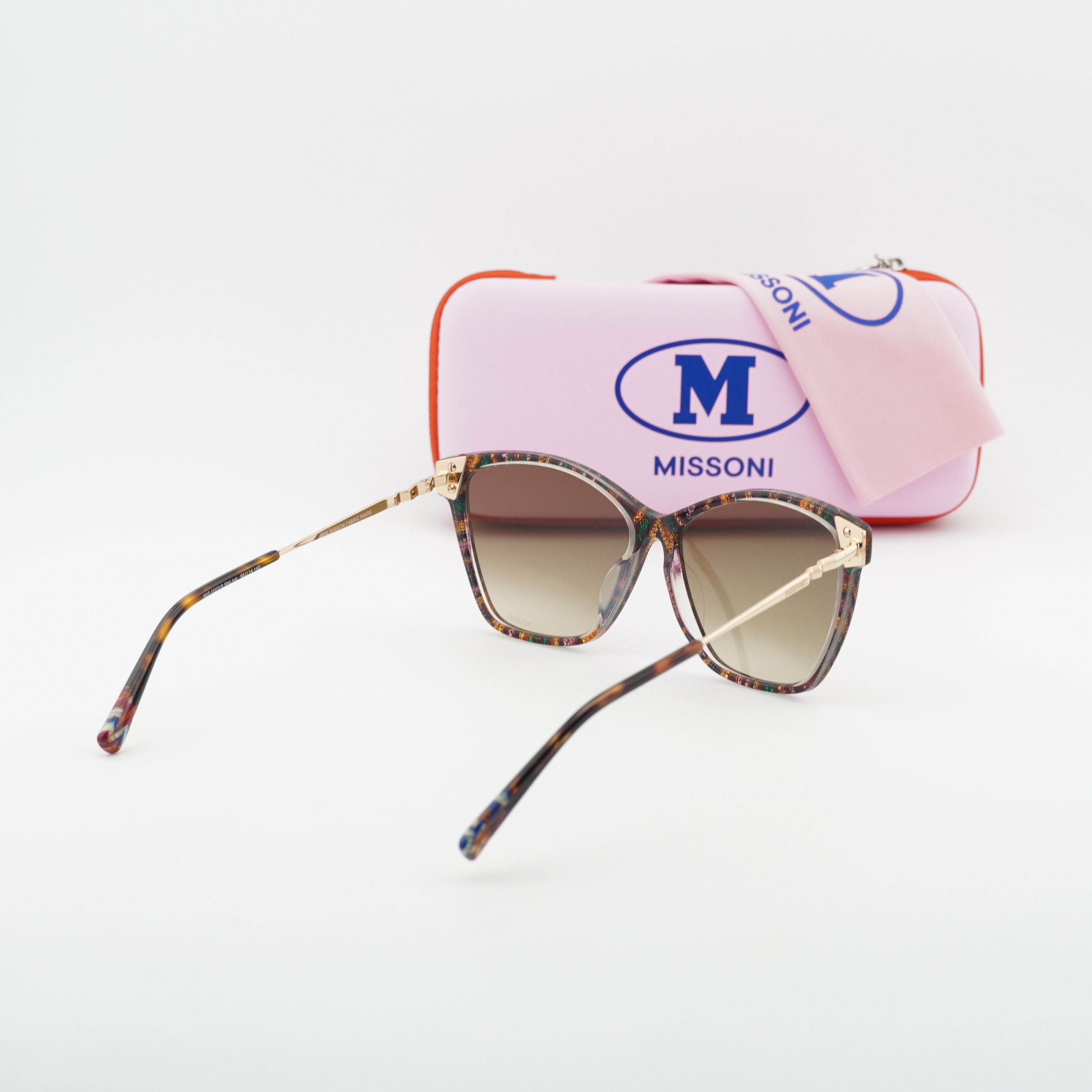 Missoni Missoni MIS 0003/S 0RNL HA Sunglasses Havana Butterfly Frame Size ONE SIZE - 10 Thumbnail