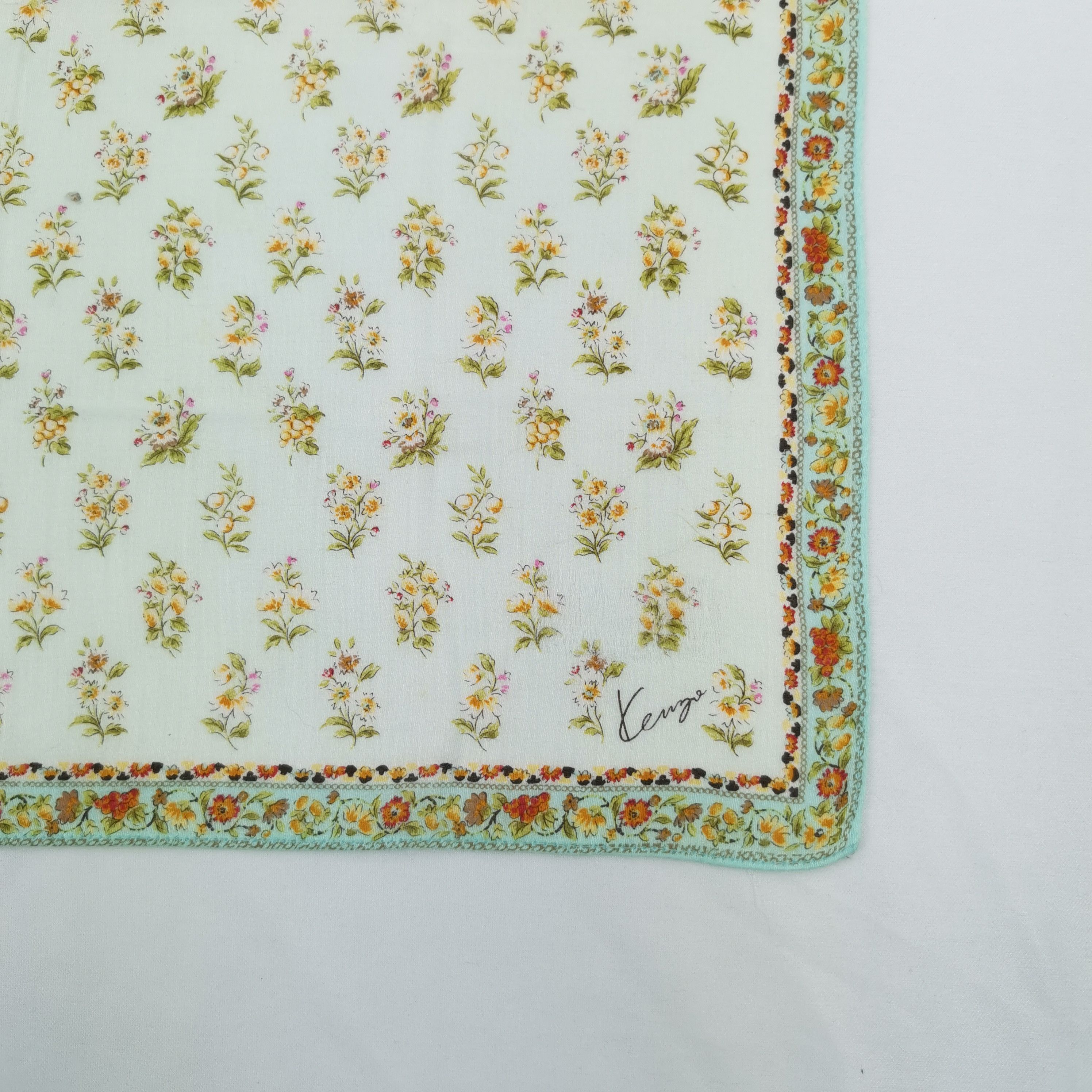 Japanese Brand Vintage Kenzo Handkerchief Neckerchief Bandana Size ONE SIZE - 3 Thumbnail