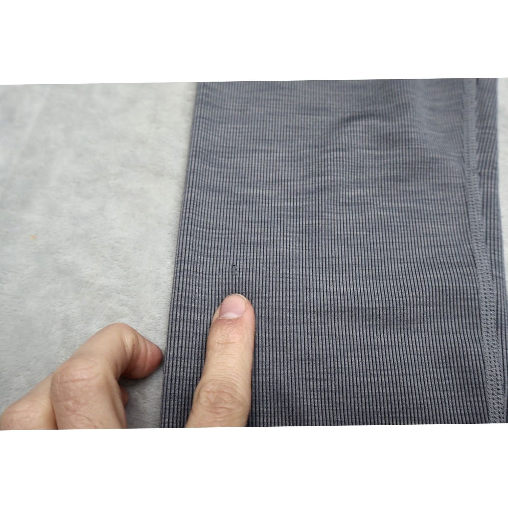 Vuori Vuori Leggings Womens XS Gray Stripe Ankle Wide Waist Stretch Comfort Athleisure Yoga Gym Running Pilates Walking Size 26" / US 2 / IT 38 - 3 Thumbnail
