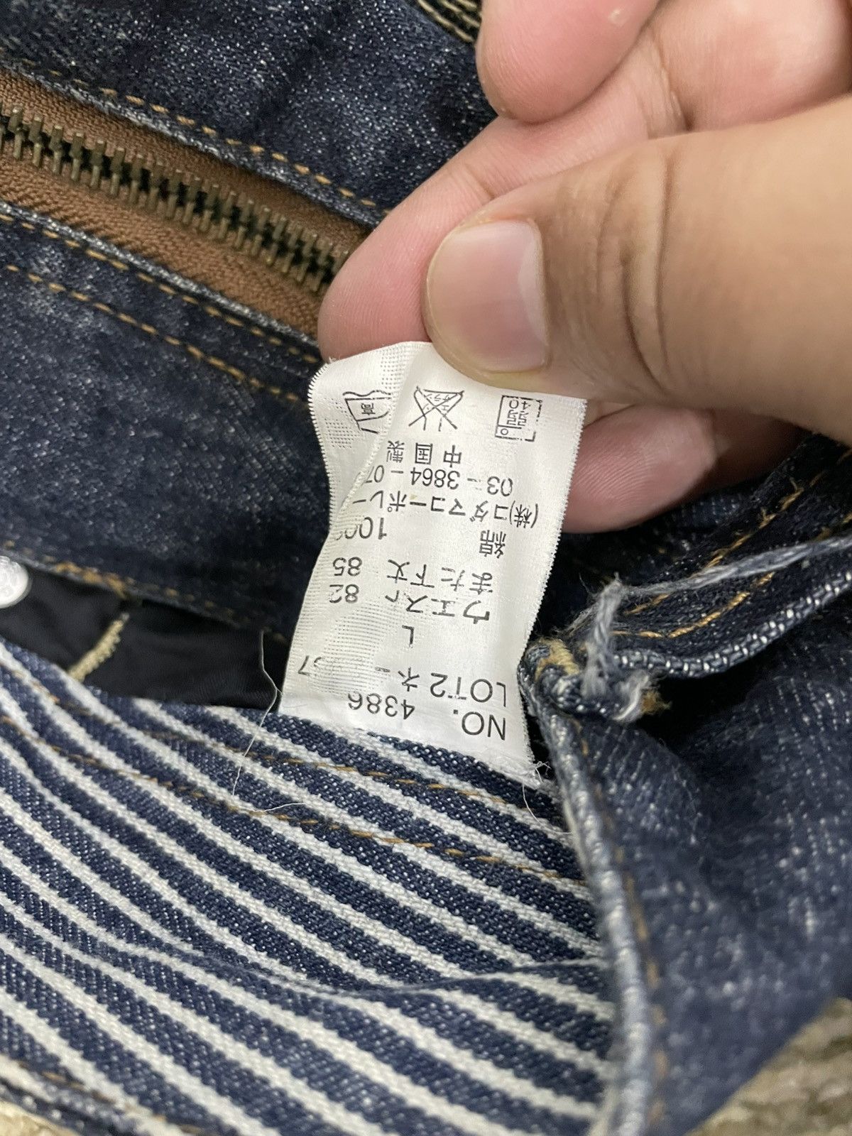 2120 Handcrafted 🔥Rare🔥Dominate Handcrafted Multi pocket Denim Jeans Size US 35 - 8 Thumbnail