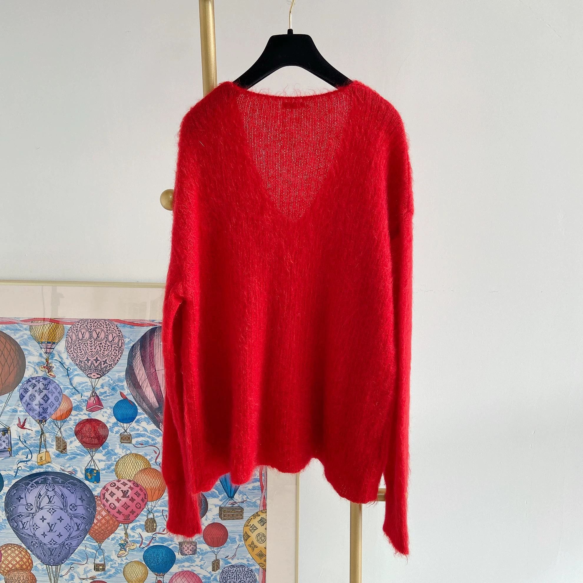 Miu Miu MIU MIU Red Knit Top 40 Size S / US 4 / IT 40 - 2 Thumbnail