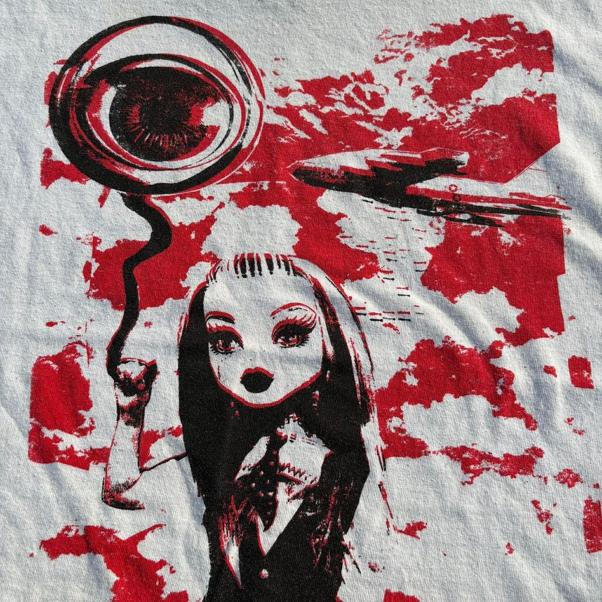 Gildan Gildan Graphic T-Shirt Eye Girl Print Size S / US 4 / IT 40 - 4 Thumbnail