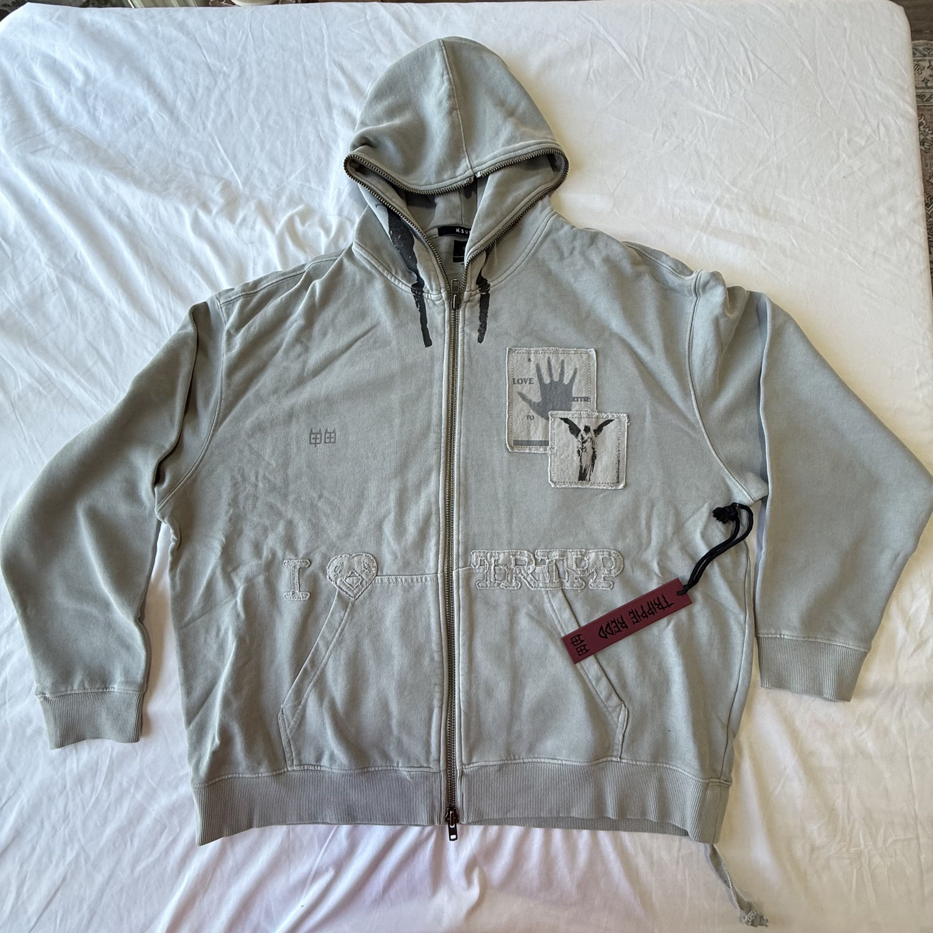 Ksubi x Trippie Redd "Love Tripp" Biggie Zip-Thru Hoodie