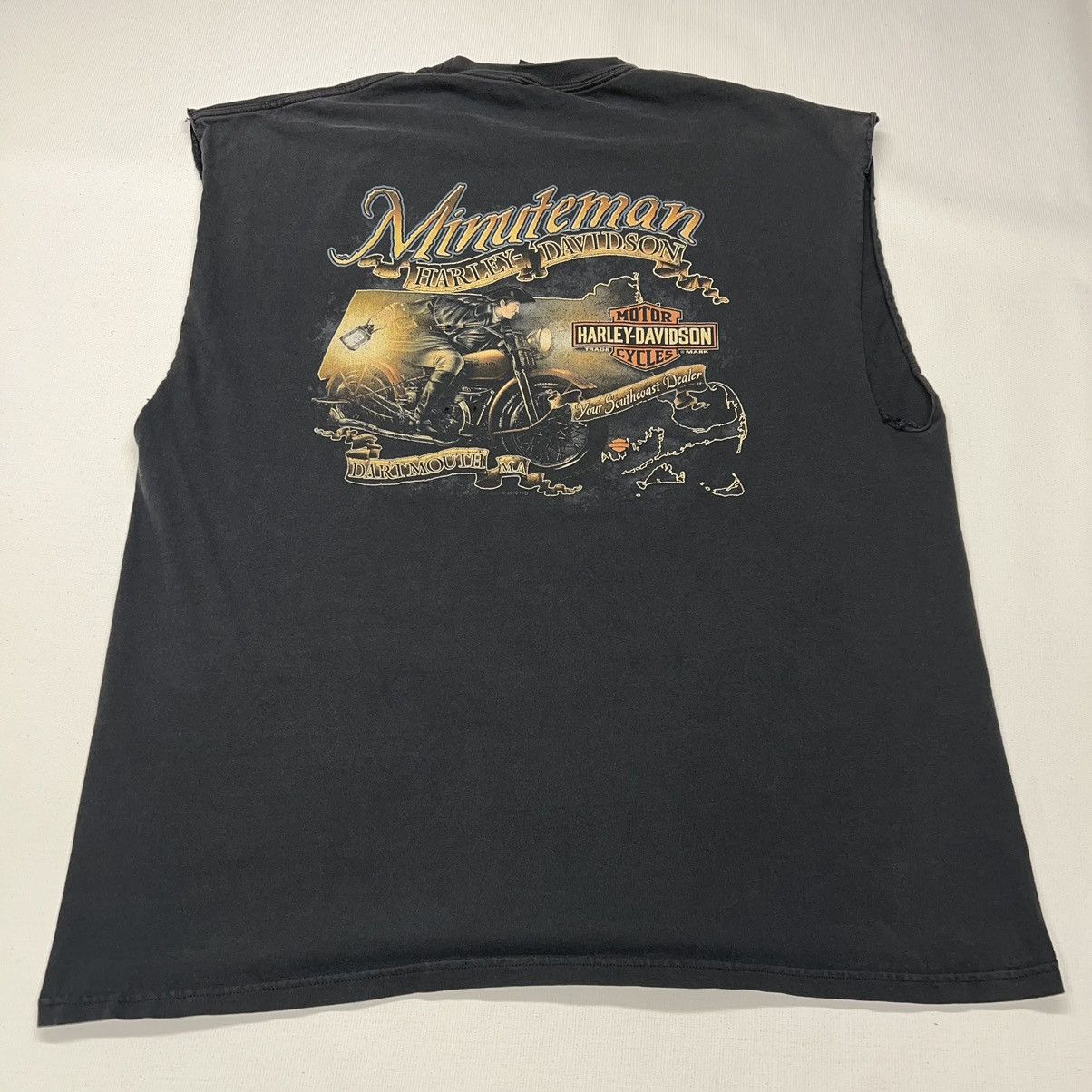 Harley Davidson × Vintage Harley Davidson Tee Shirt Black Sleeveless Biker Motorcycle Size US XXL / EU 58 / 5 - 9 Thumbnail