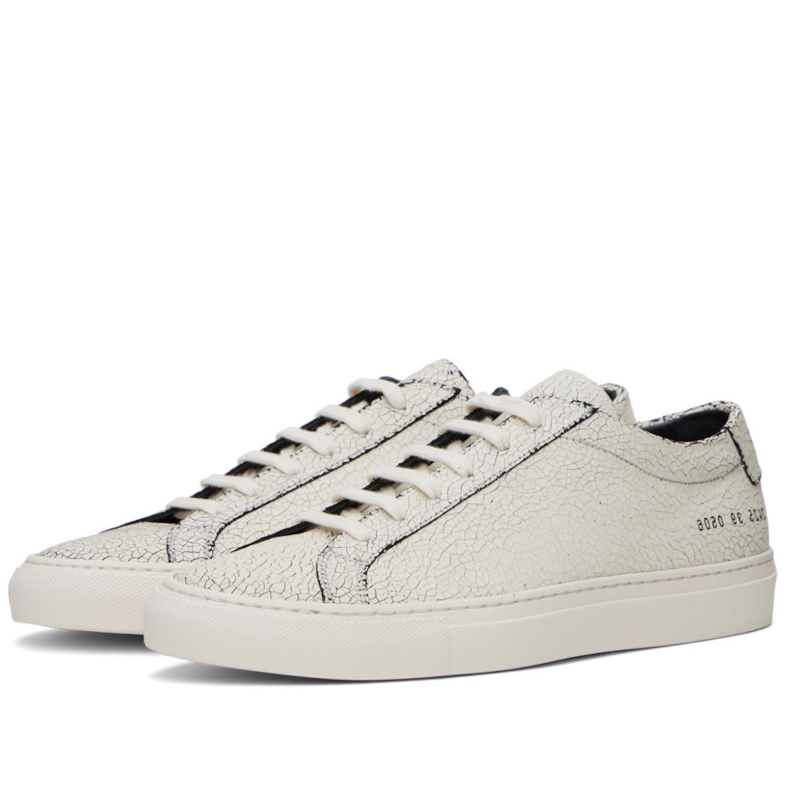 Common Projects COMMON PROJECTS ACHILLES CRACKED WHITE 2425 0506 US 13 EU 46 Size US 13 / EU 46 - 1 Thumbnail