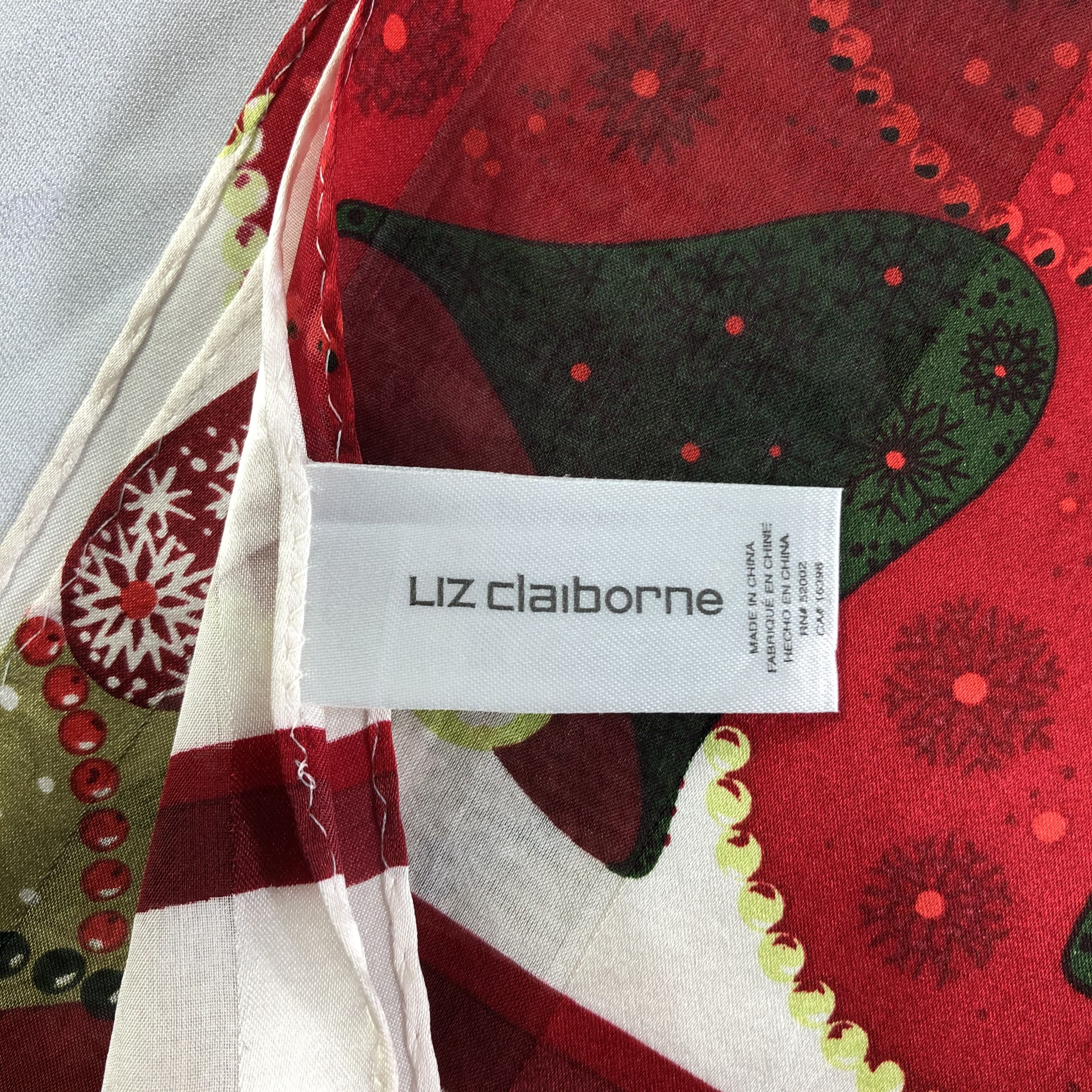 Vintage Vintage Liz Claiborne Silk Scarf Size ONE SIZE - 6 Thumbnail