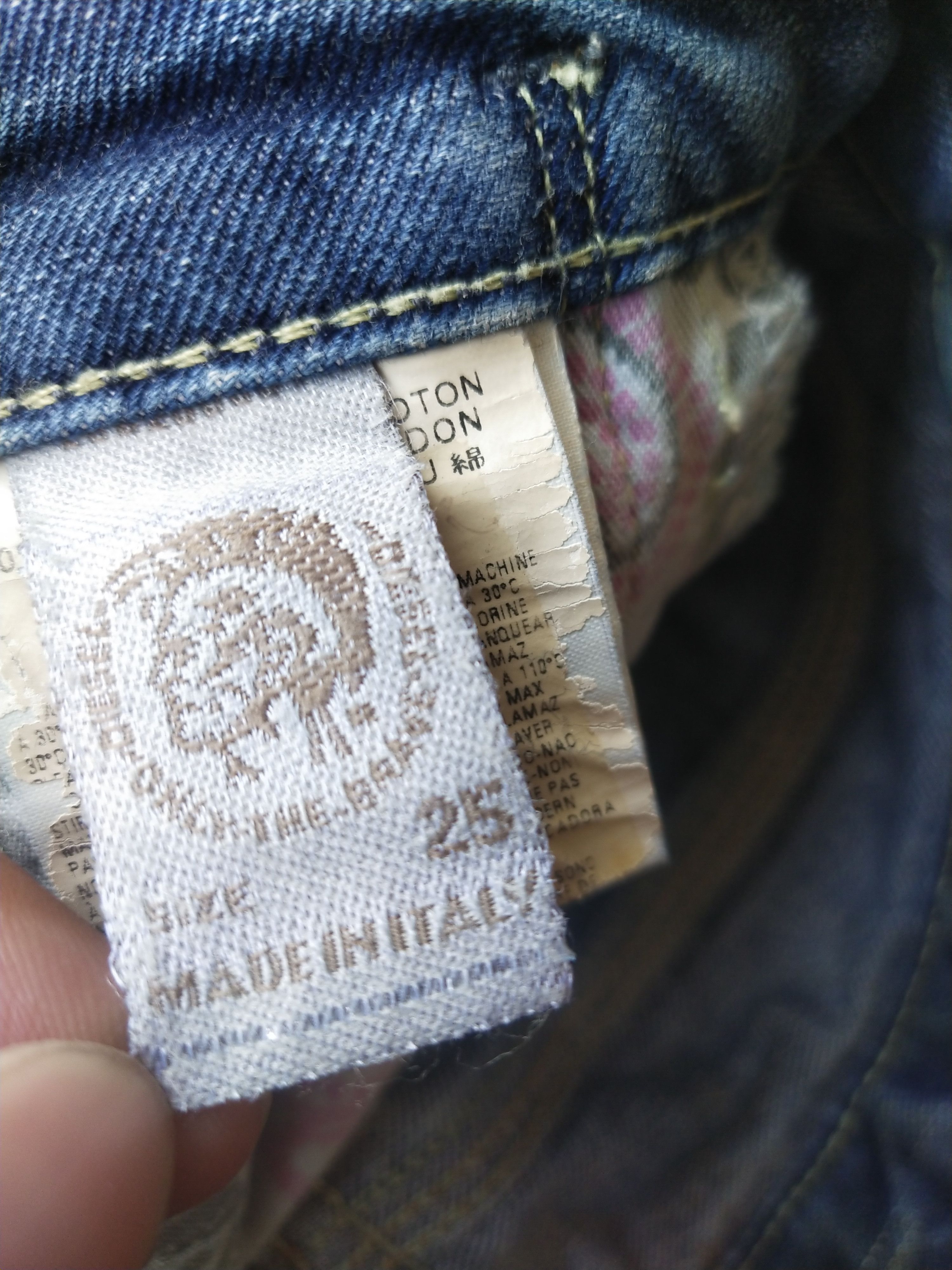 Diesel Diesel Cheren 0086T Made in Italy Woman Jeans Vintage Y2K Size 25" / US 0 / IT 36 - 10 Thumbnail