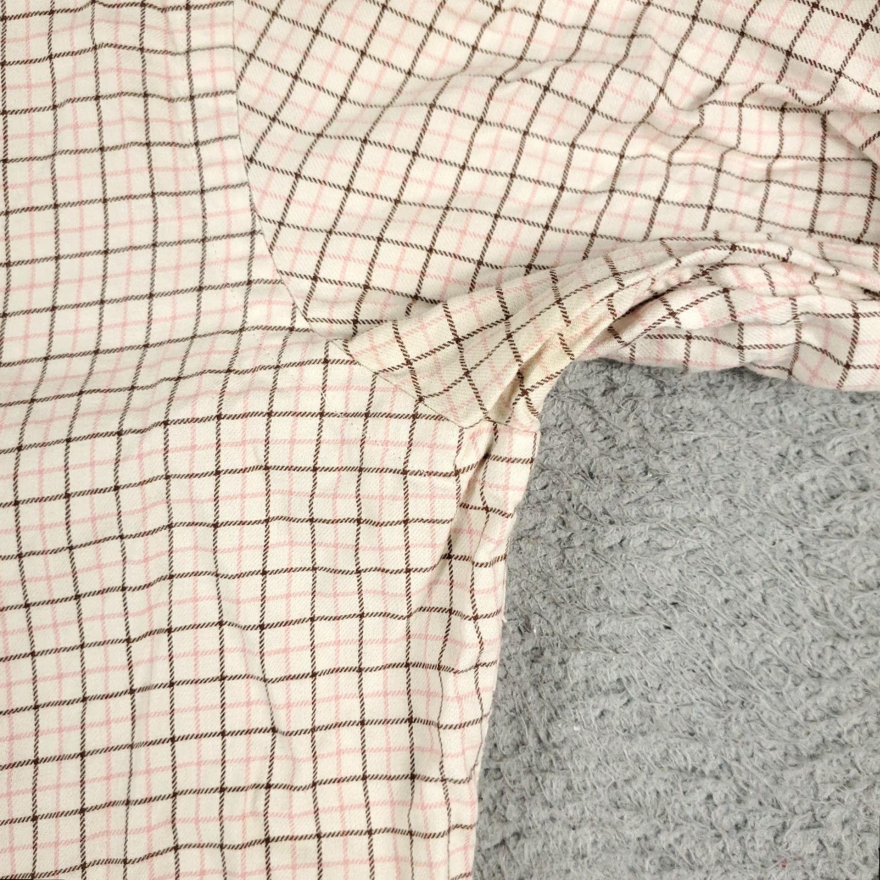 Ralph Lauren Ralph Lauren Button-Up Shirt Mens Medium Beige Check Long Sleeve Classic Preppy Size US M / EU 48-50 / 2 - 5 Thumbnail