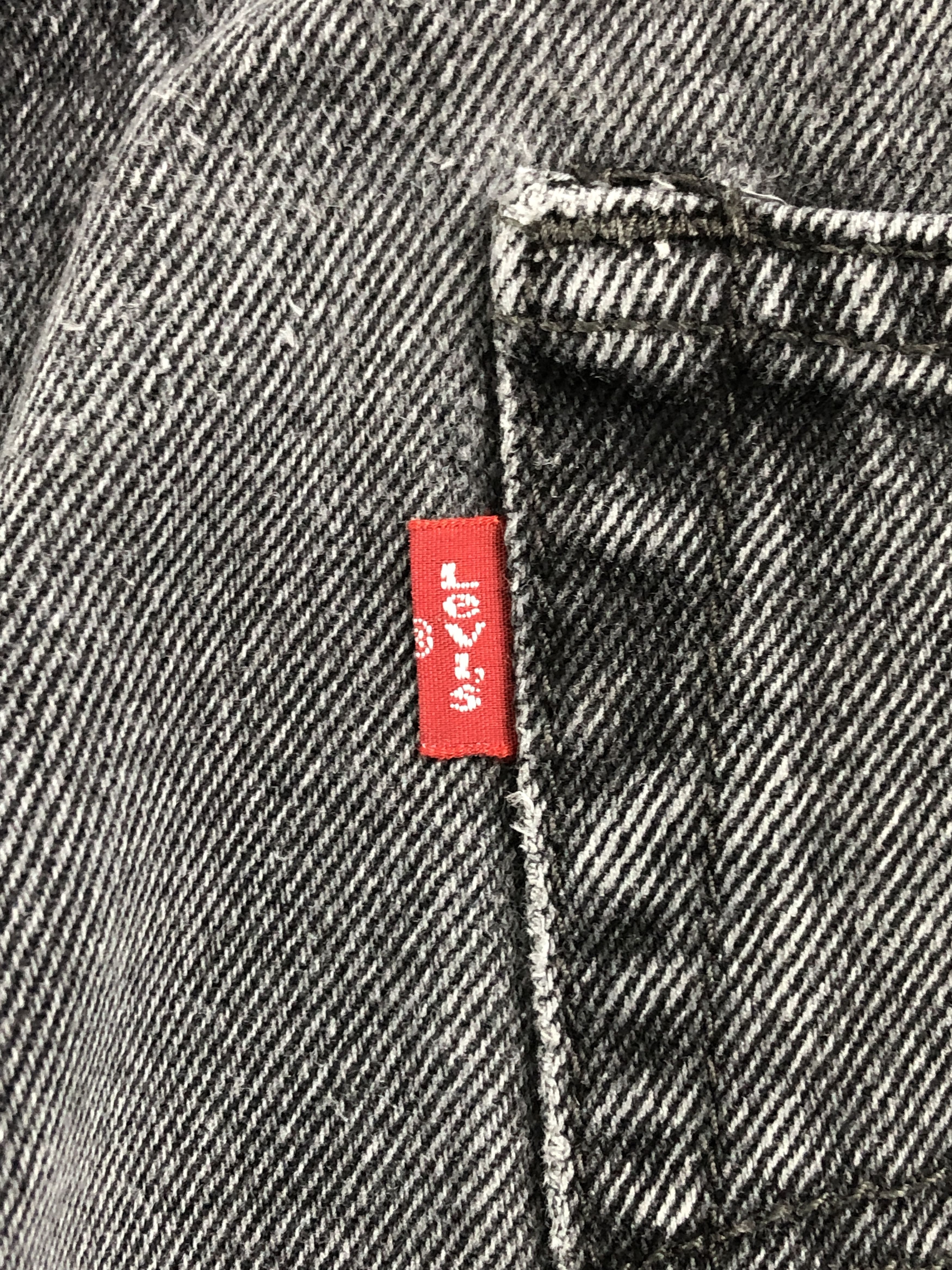 Levi's Vintage Faded Black Levis 505 Denim DP2519 Size US 34 / EU 50 - 5 Thumbnail
