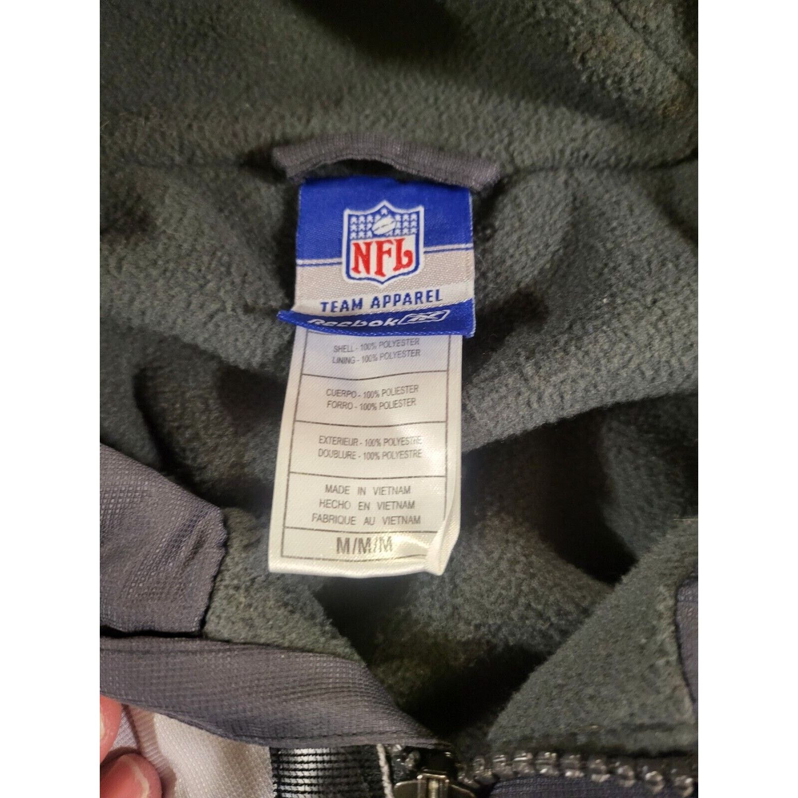 Reebok NY Jets NFL Reebok Mens Size Medium Jacket With Hood Size US M / EU 48-50 / 2 - 5 Thumbnail