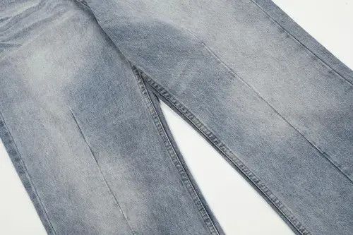 Jean American retro distressed raw edge flared jeans Size US 32 / EU 48 - 6 Thumbnail