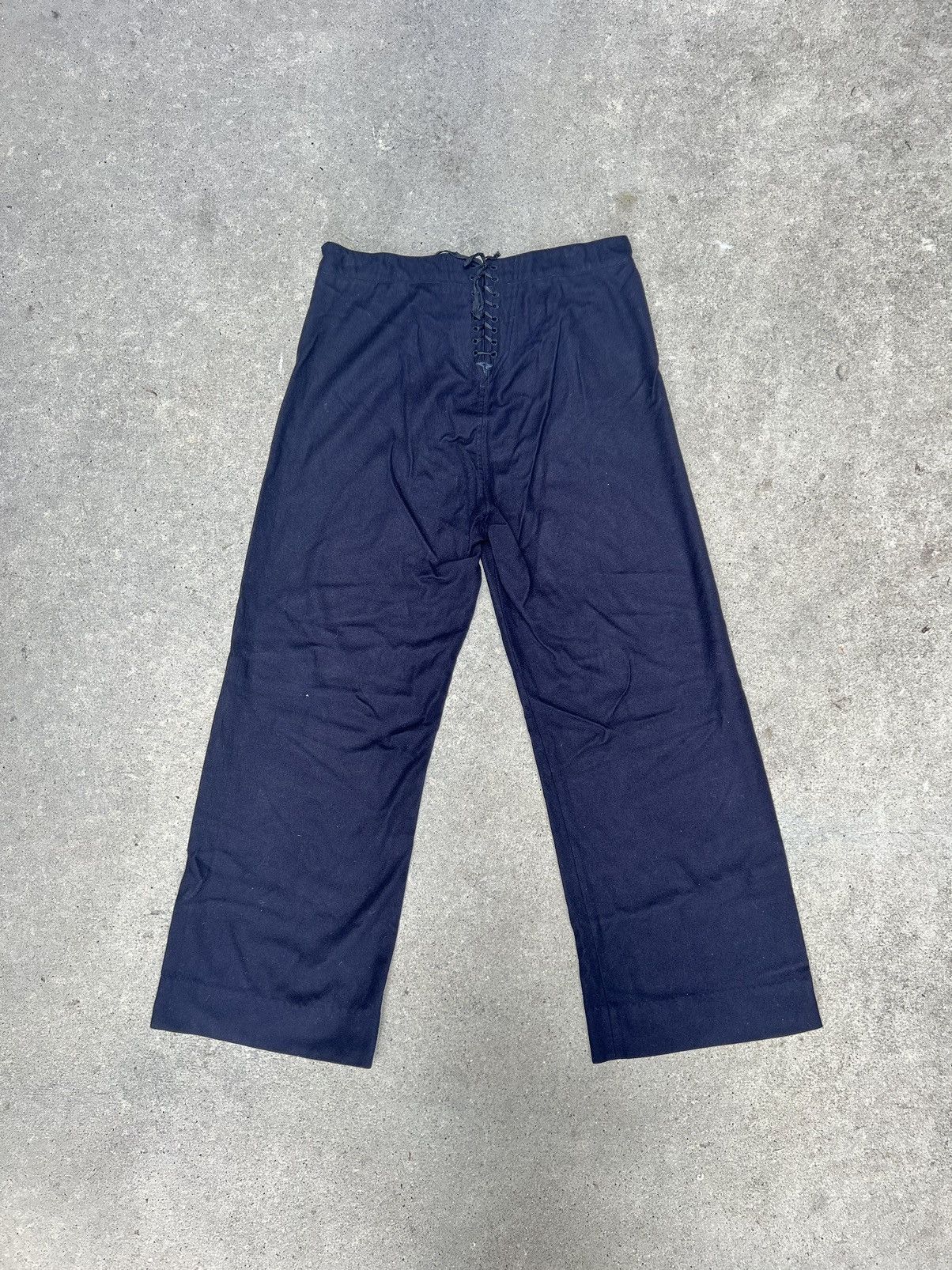 Naval Clothing Factory Vintage Military Wool Pants With Insane Detailing Size US 35 - 2 Thumbnail