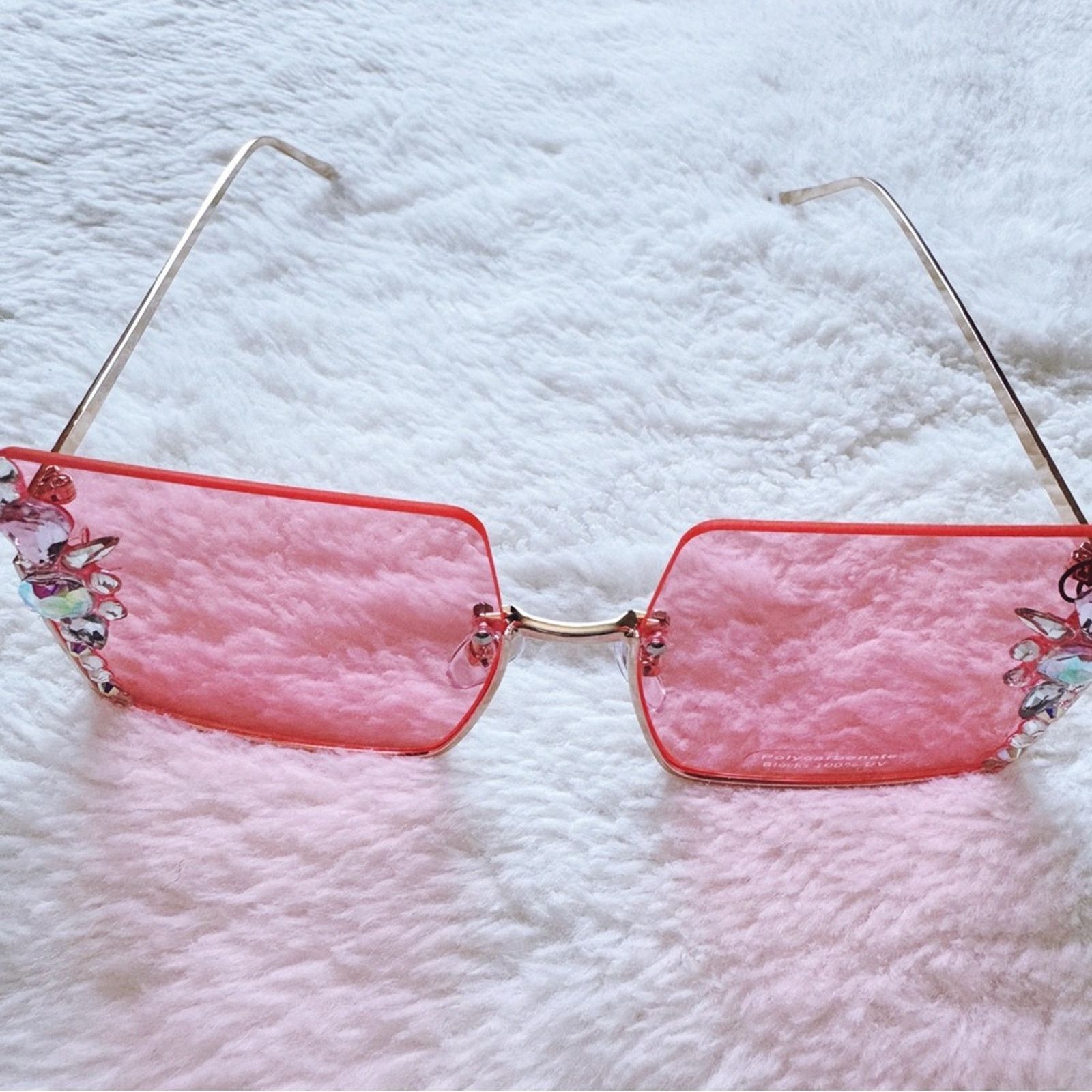 Other Nora Pink Square Sunglasses Size ONE SIZE - 6 Thumbnail