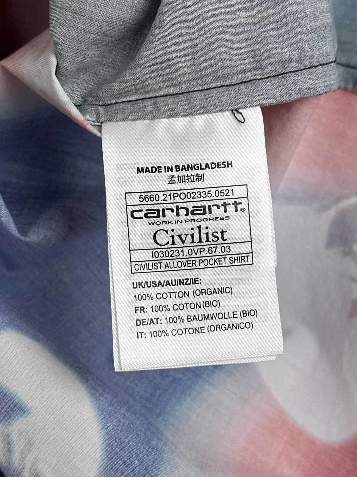 Carhartt Wip Carhartt WIP x Civilist Allover Pocket Shirt Sleeveless Size US M / EU 48-50 / 2 - 9 Thumbnail