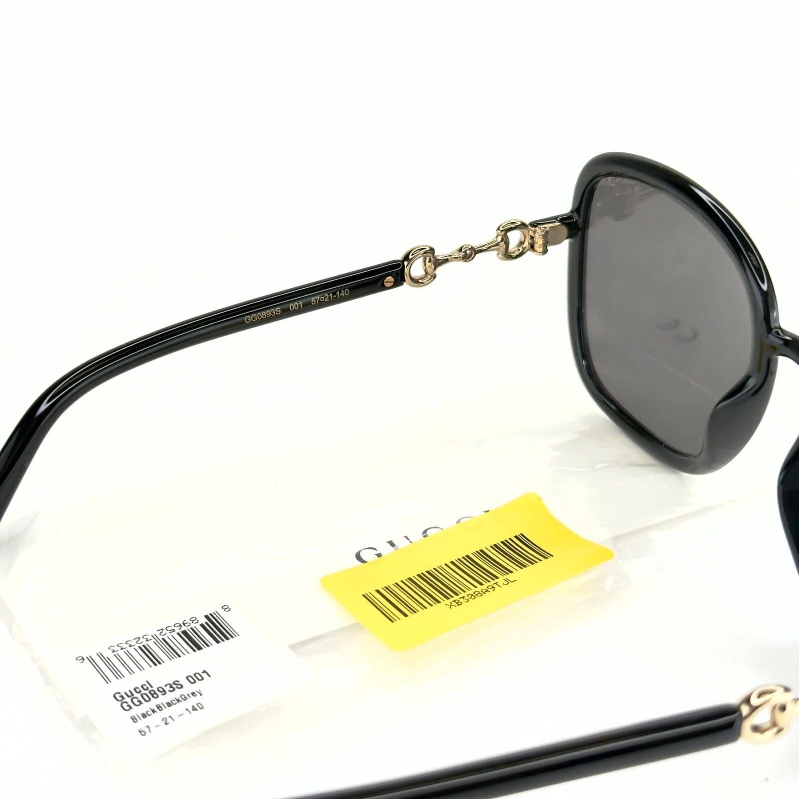 Gucci GUCCI Gg0893s Horsebit 0893 Gold 001 Fashion Sunglasses Size ONE SIZE - 2 Thumbnail