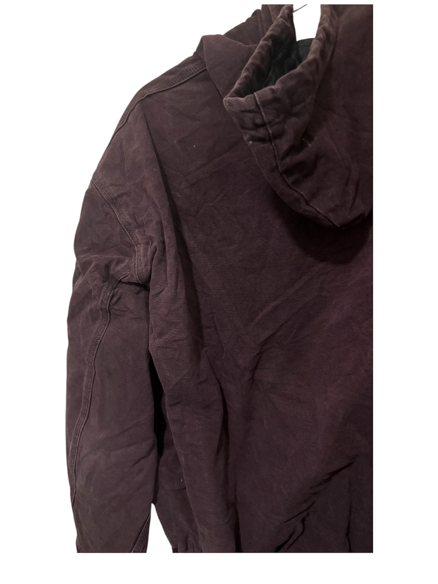 Carhartt Vintage 90s Carhartt J06 BRG Hooded Work Jacket Size US XL / EU 56 / 4 - 3 Thumbnail