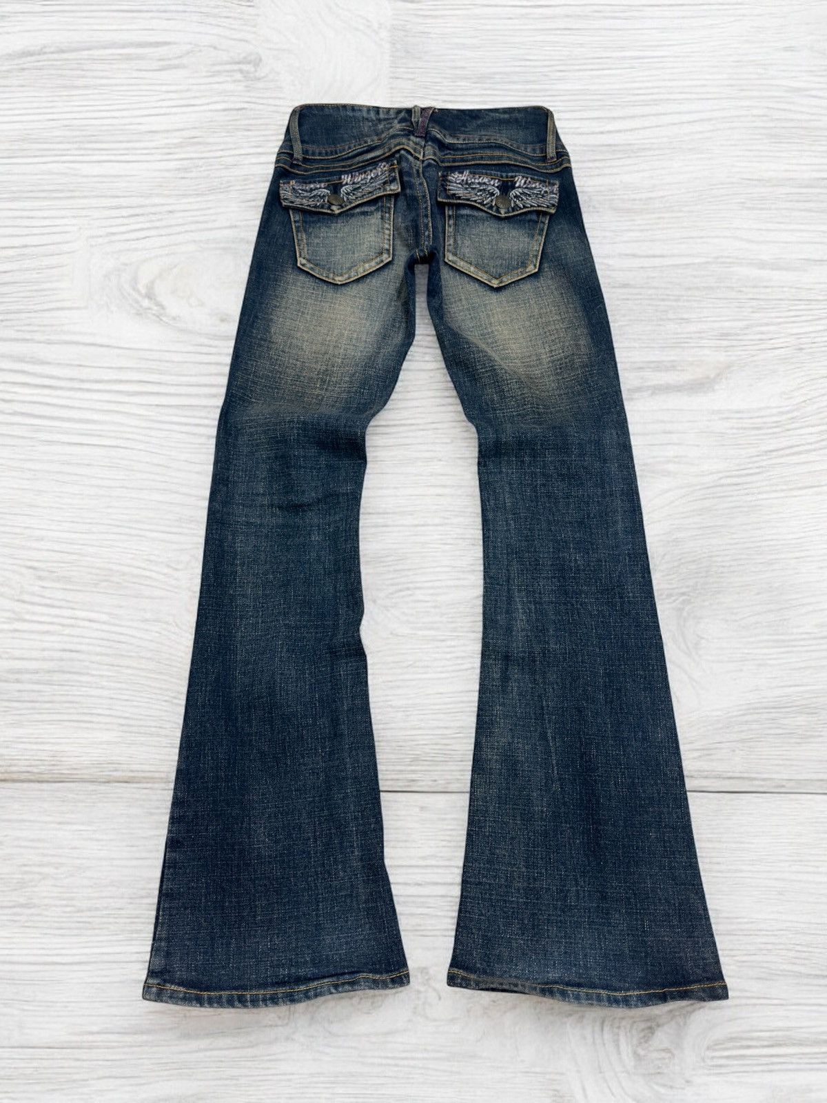 Hysteric Glamour FLARED HEAVEN WINGER GOT WING POCKET MUD WASH DENIM Size US 27 - 1 Thumbnail