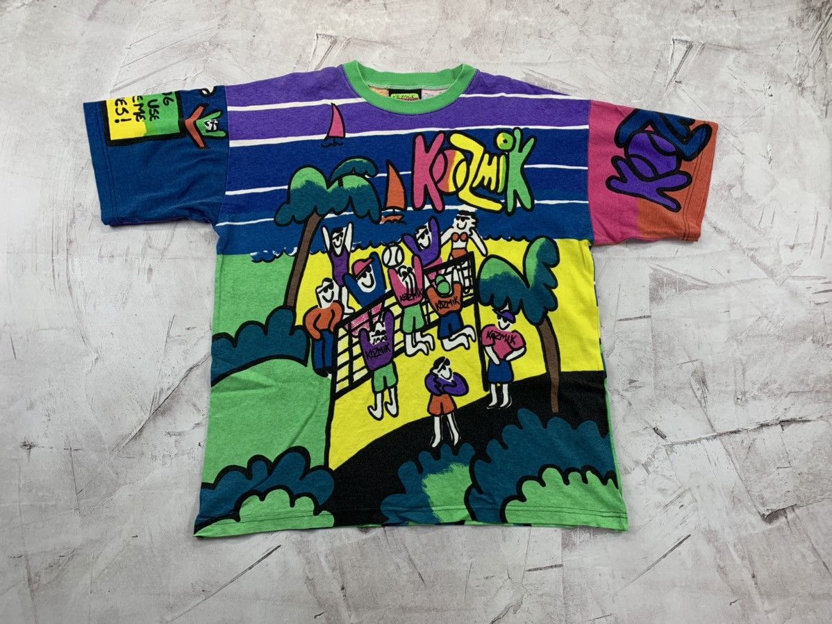 Japanese Brand × Vintage Mens t shirt Kozmik USA Size XL Size US XL / EU 56 / 4 - 1 Thumbnail