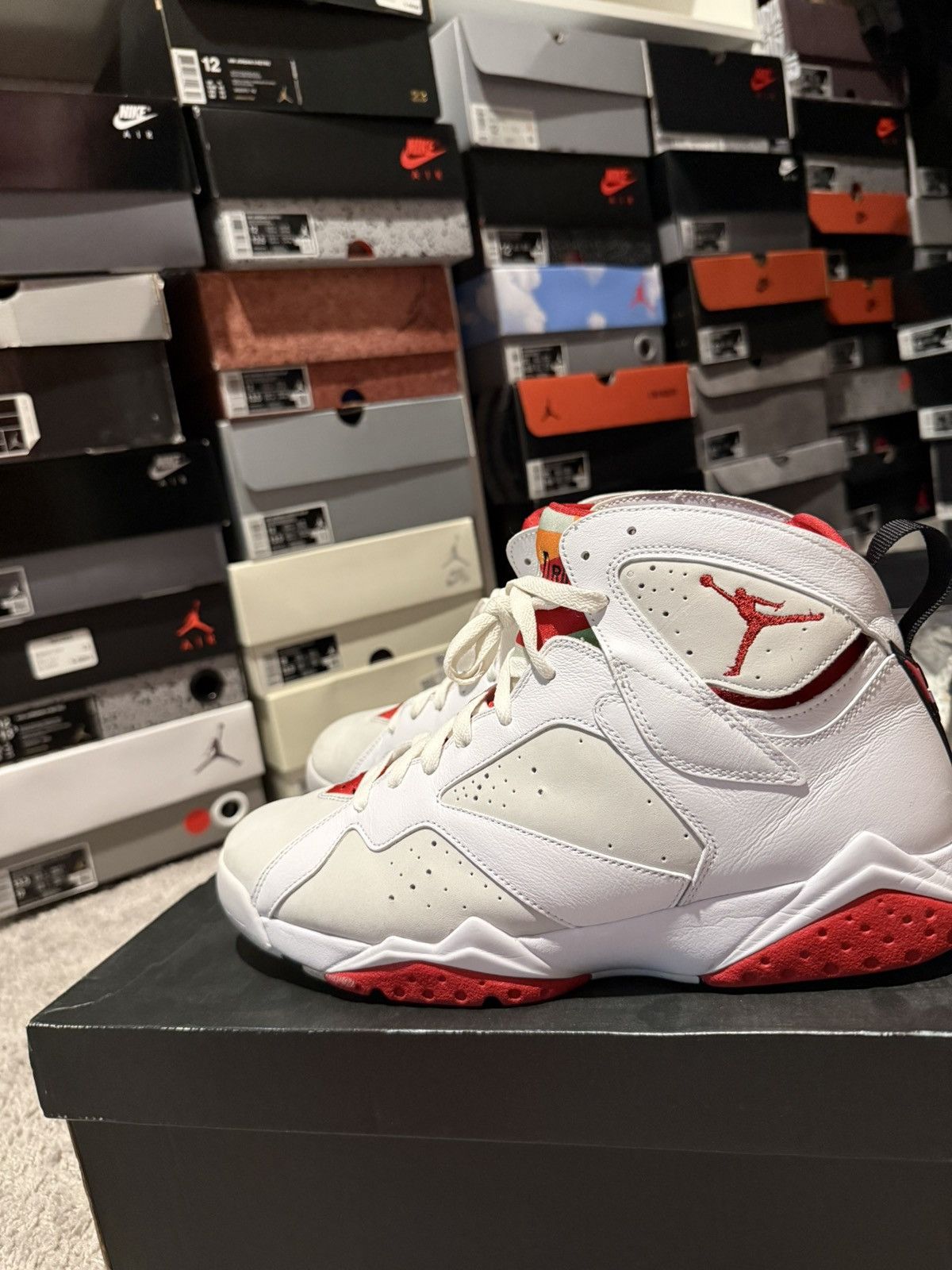 Jordan Brand Air Jordan Retro 7 Hare 2015 Size US 11.5 / EU 44-45 - 16 Thumbnail