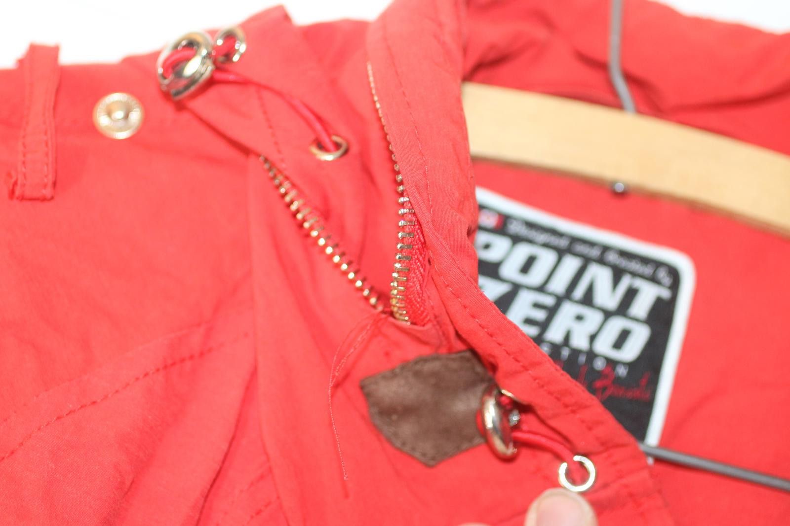 Point Zero Point Zero Red Parka Jacket Floral Hooded Womens Size Small Size S / US 4 / IT 40 - 6 Thumbnail