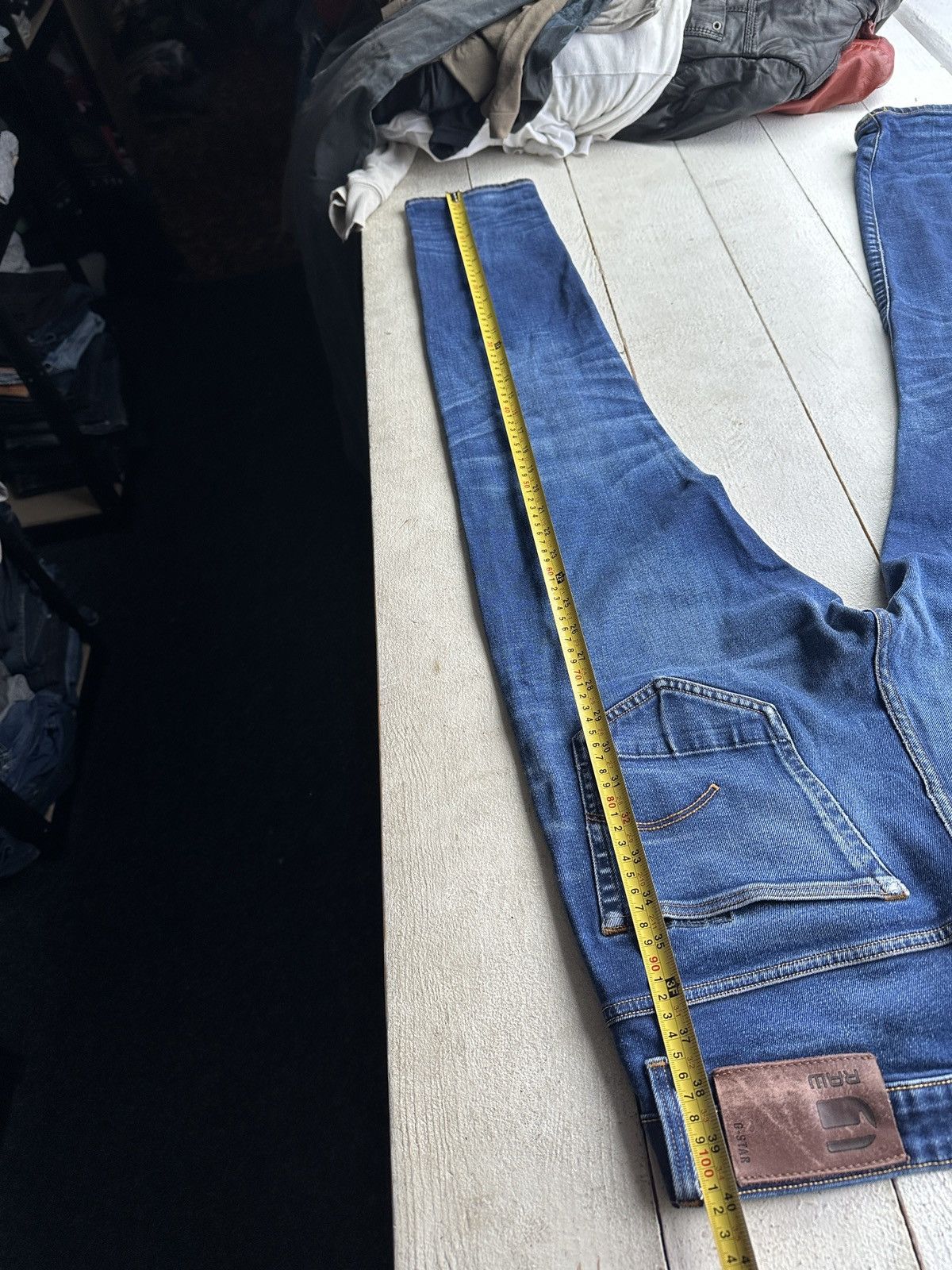 G-Star 🚨PUNK G STAR OPIUM SKINNY 96 BLUE MENS JEANS Y2k BIKER Size US 30 / EU 46 - 14 Thumbnail