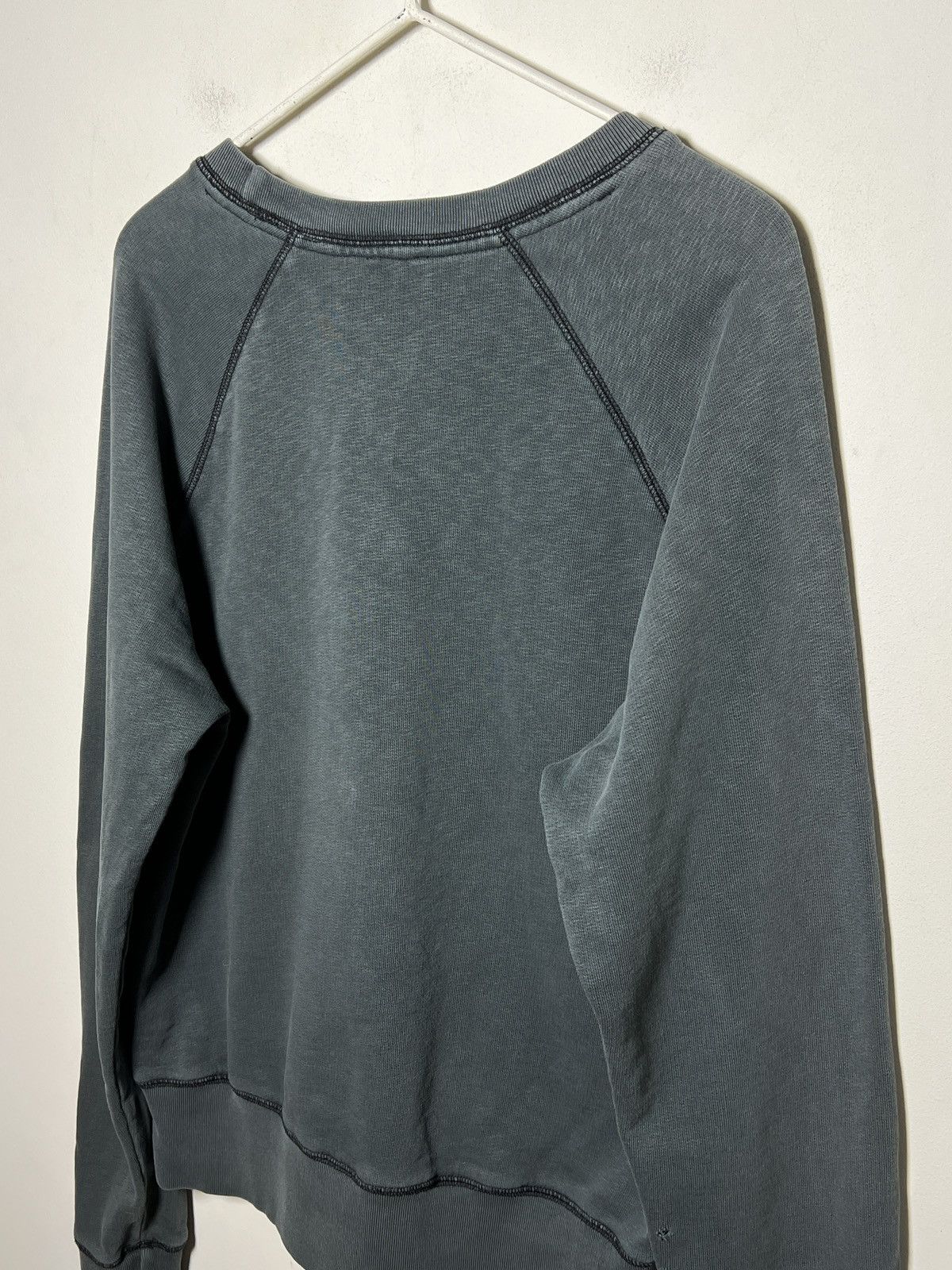 Acne Studios acne y2k washed green crewneck sweatshirt Size US M / EU 48-50 / 2 - 9 Thumbnail