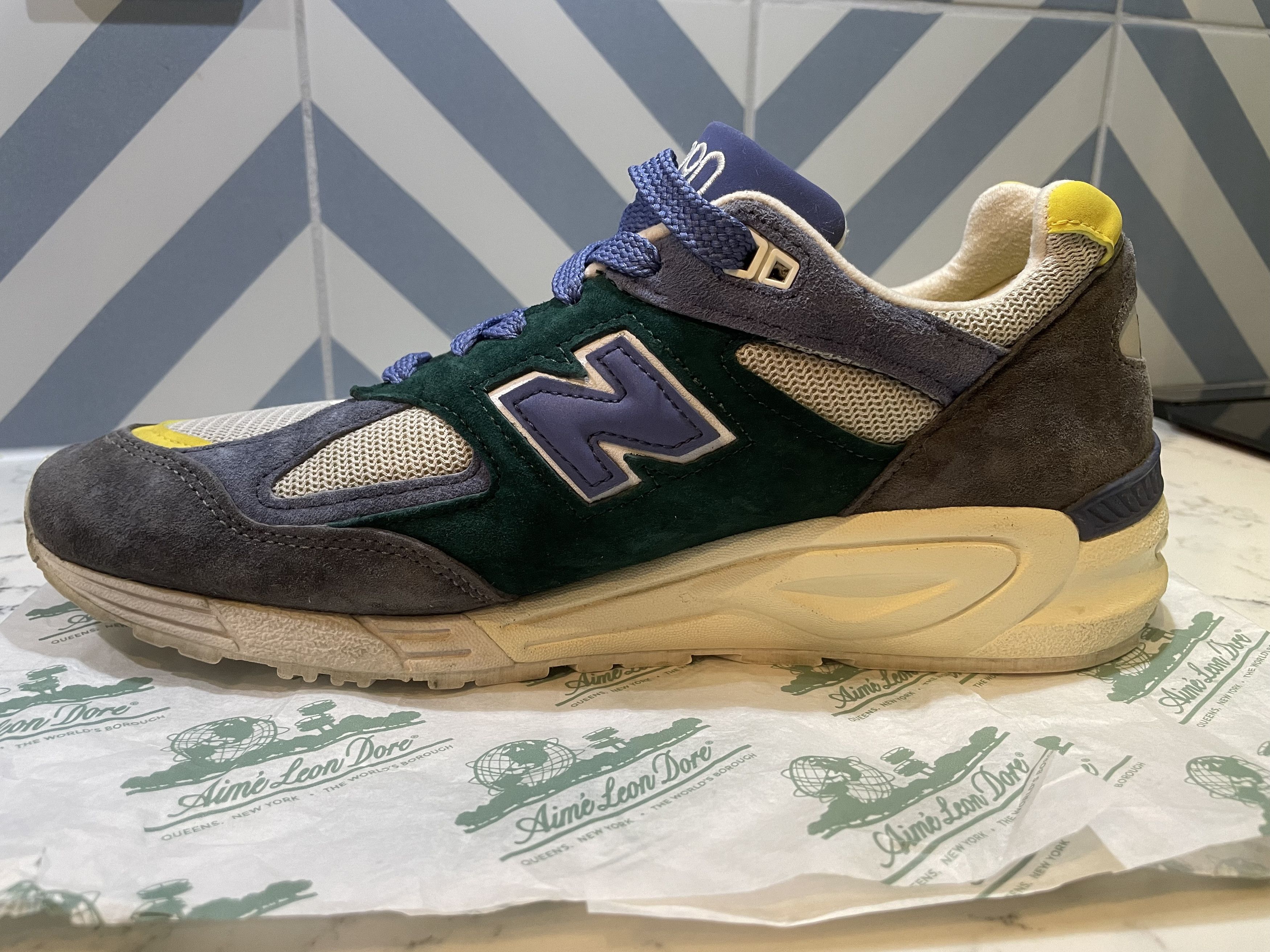 Aime Leon Dore × New Balance Aime Leon Dore 990v2 Made in USA Size US 9.5 / EU 42-43 - 4 Thumbnail