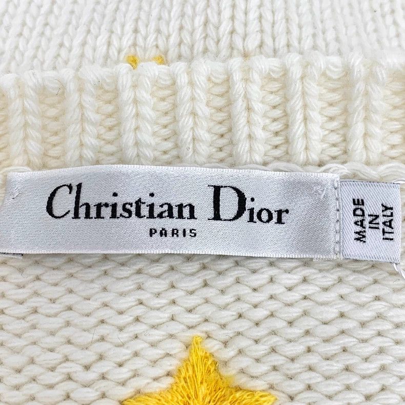 Dior Dior 22 Tanabata Series Beige Crab Inlaid Wool Round Neck Size S / US 4 / IT 40 - 6 Thumbnail