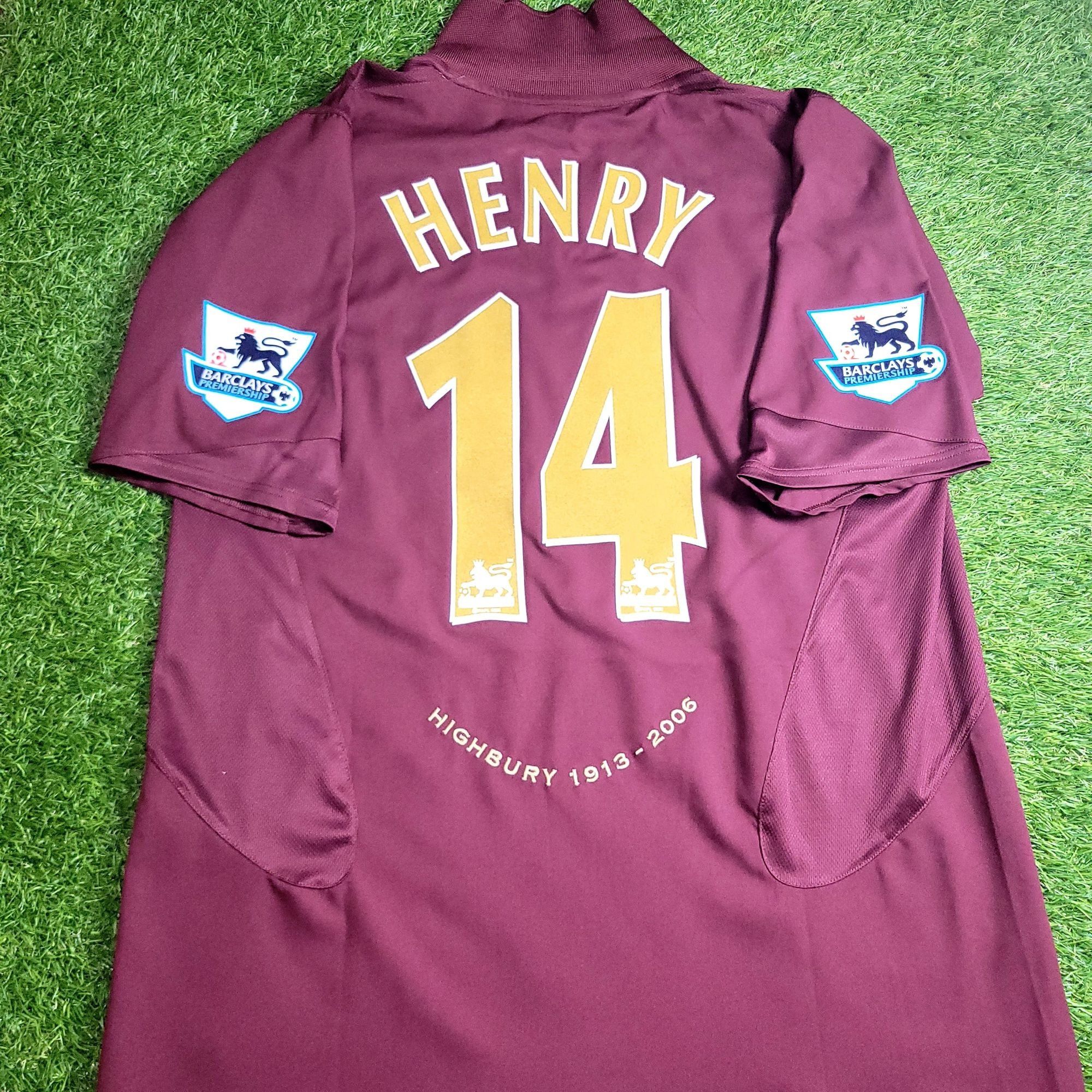 Henry Arsenal 2005 2006 HIGHBURY LAST GAME Soccer Jersey L