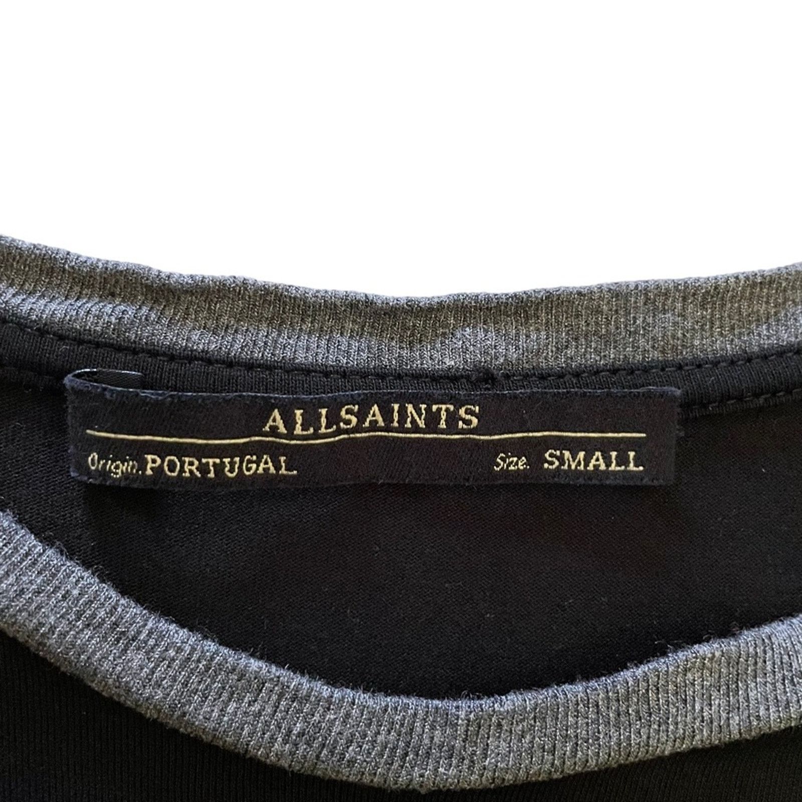 Allsaints Allsaints Tessi Black Asymmetrical Mini Dress Size S / US 4 / IT 40 - 3 Thumbnail