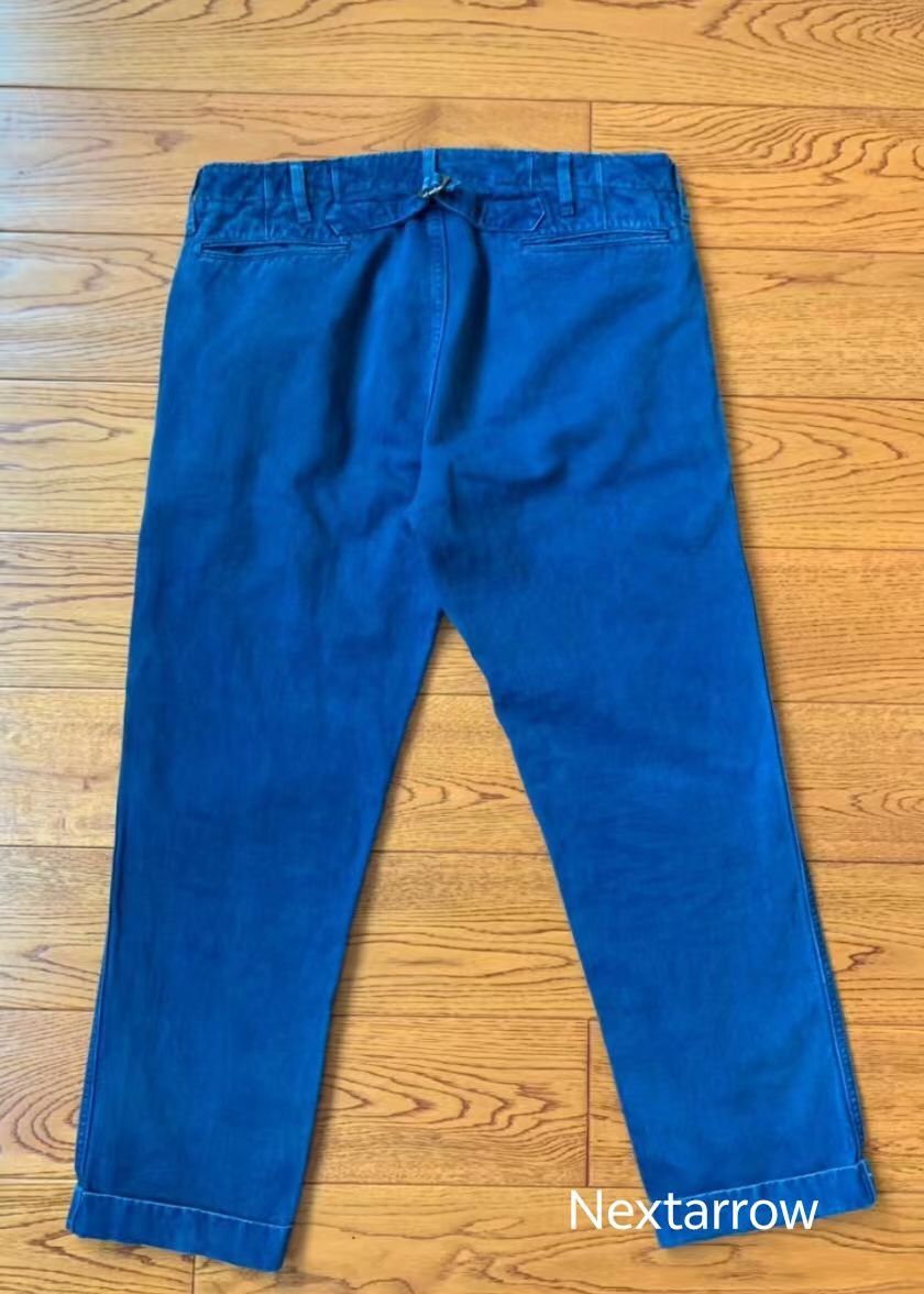 Visvim VISVIM GIZA ICT blue dyed cropped pants2412-Nextarrow Size US 30 / EU 46 - 2 Thumbnail