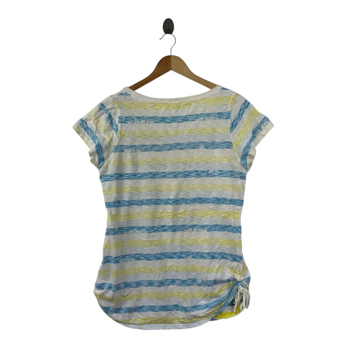 Vintage Roxy Beachwear Striped Tee Womens M Graphic Quote Shirt Size M / US 6-8 / IT 42-44 - 4 Thumbnail
