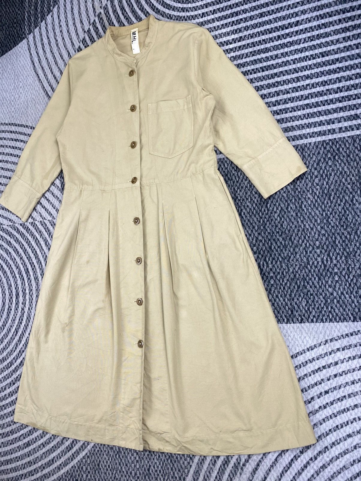 Margaret Howell 🔥STEALS MHL Margaret Howell Full Button Cotton Long Dress Size M / US 6-8 / IT 42-44 - 4 Thumbnail