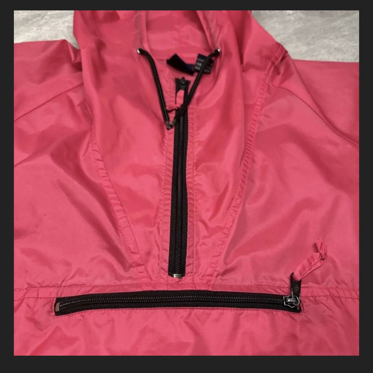 Gap × Vintage Vintage Gap Nylon Rain Jacket Pullover 1/2 Zip Windbreaker Size US L / EU 52-54 / 3 - 2 Thumbnail