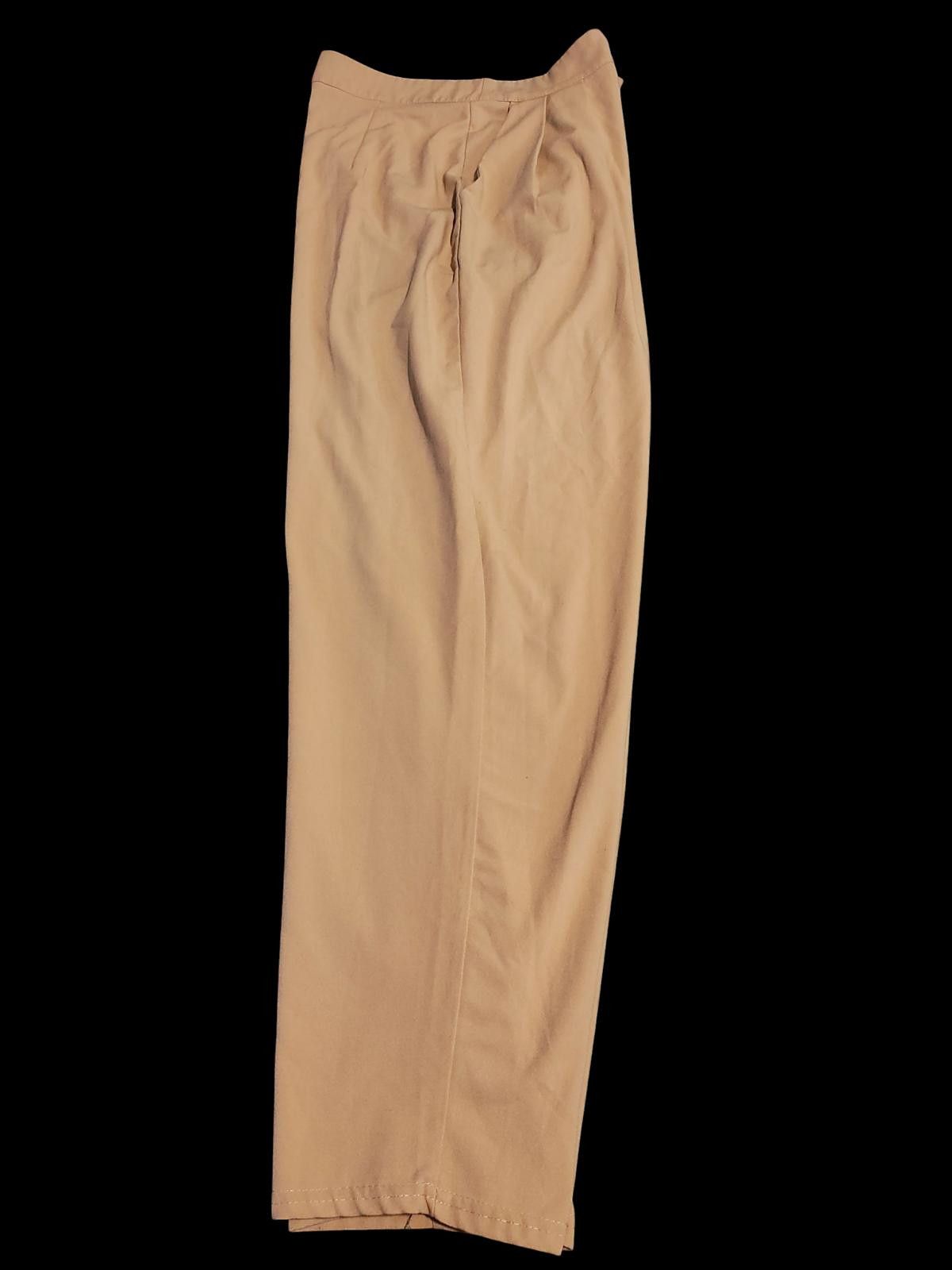 Other Nasty Gal Women's Pleated High-Waist Trousers in Camel Size 28" / US 6 / IT 42 - 4 Thumbnail